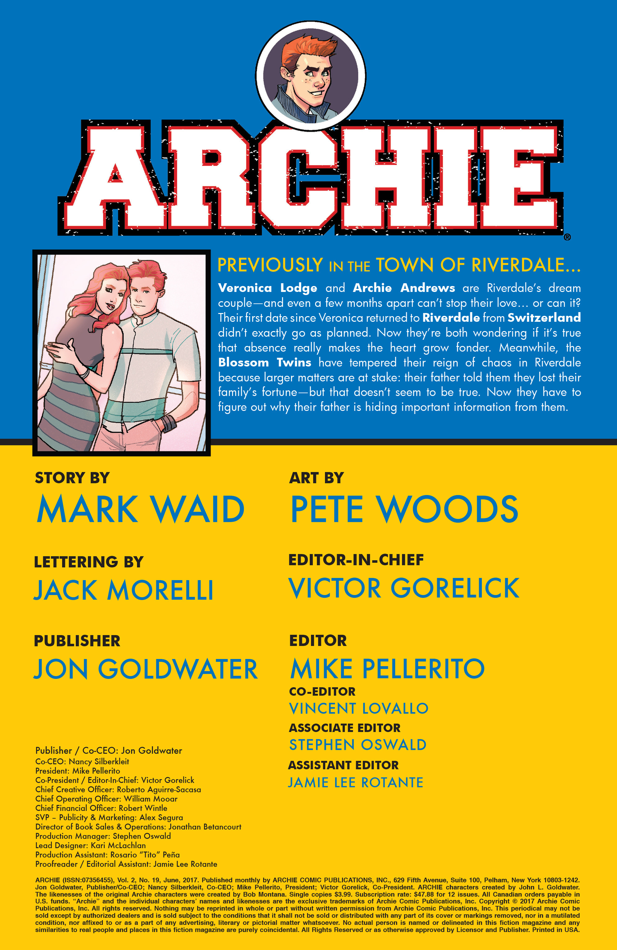 Read online Archie (2015) comic -  Issue #19 - 2