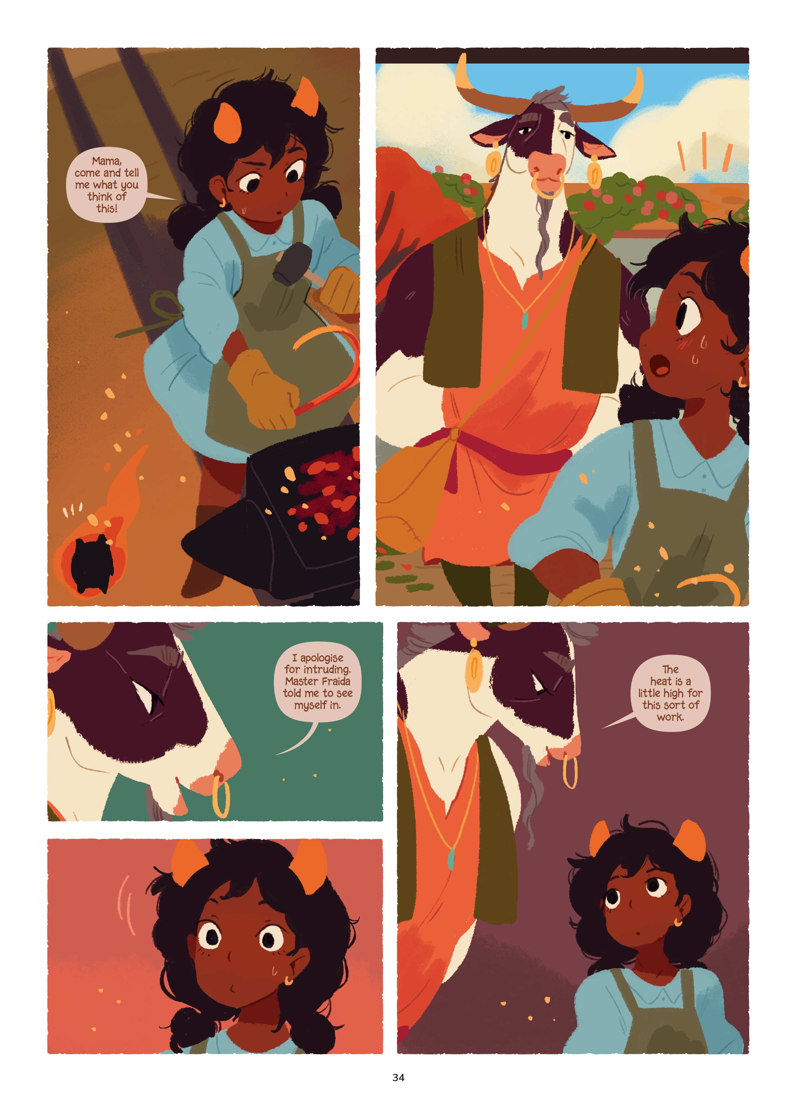 Read online The Tea Dragon Series comic -  Issue # The Tea Dragon Tapestry - 35