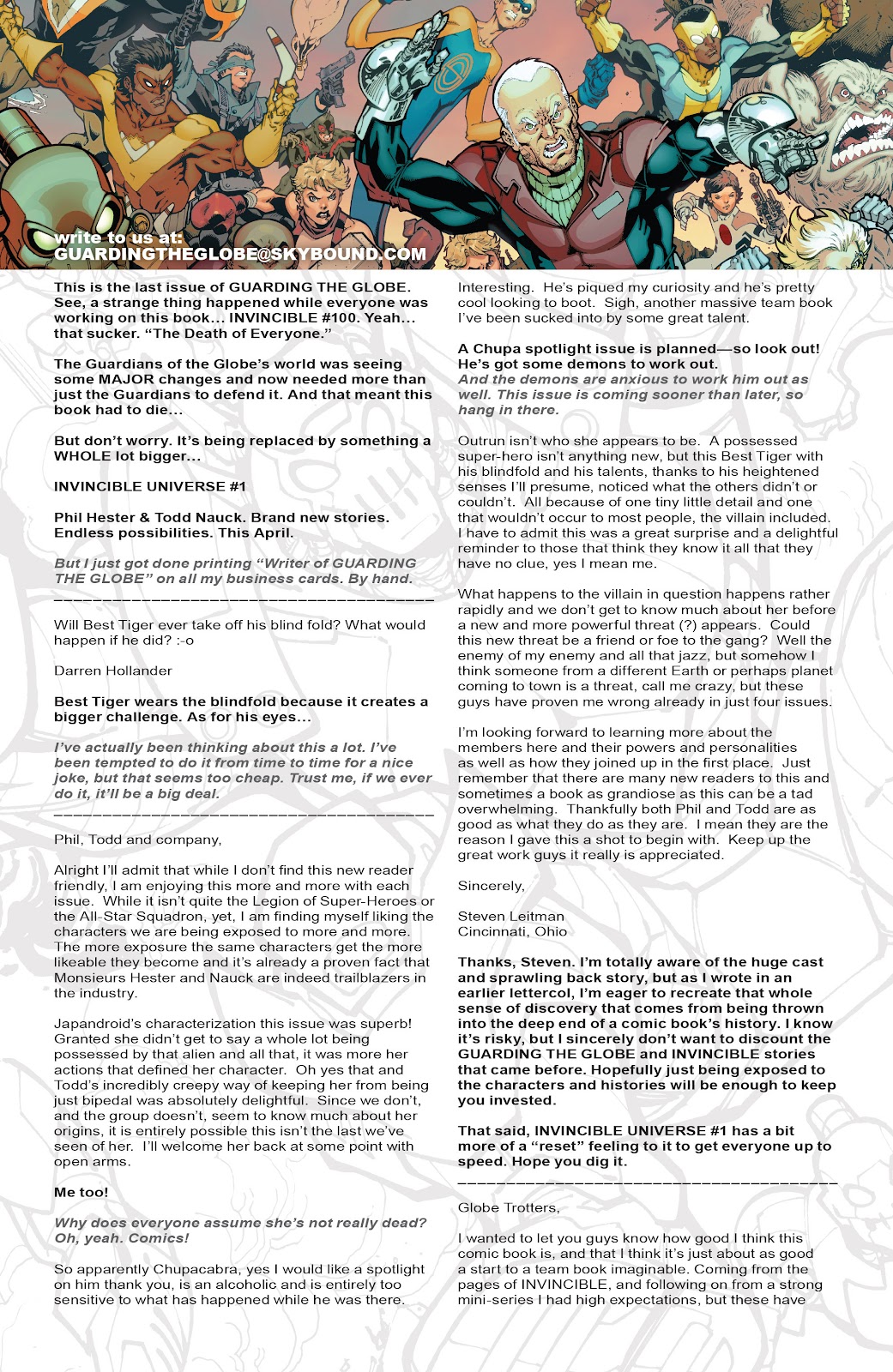 Guarding the Globe (2012) issue 6 - Page 27