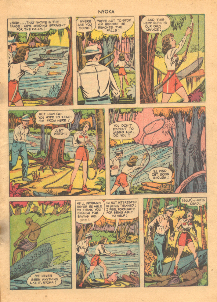 Read online Nyoka the Jungle Girl (1945) comic -  Issue #73 - 5