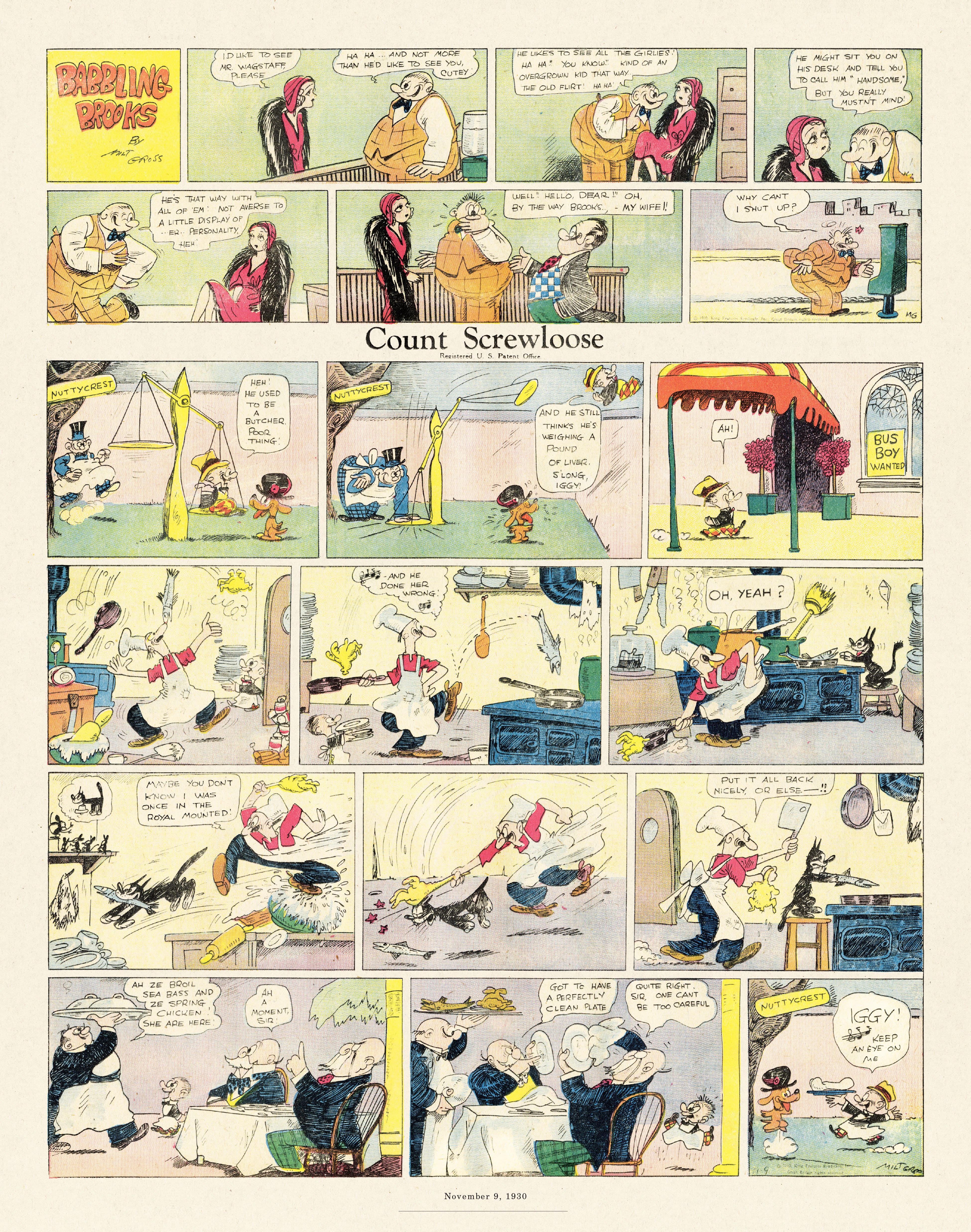 Read online Gross Exaggerations: The Meshuga Comic Strips of Milt Gross comic -  Issue # TPB - 86