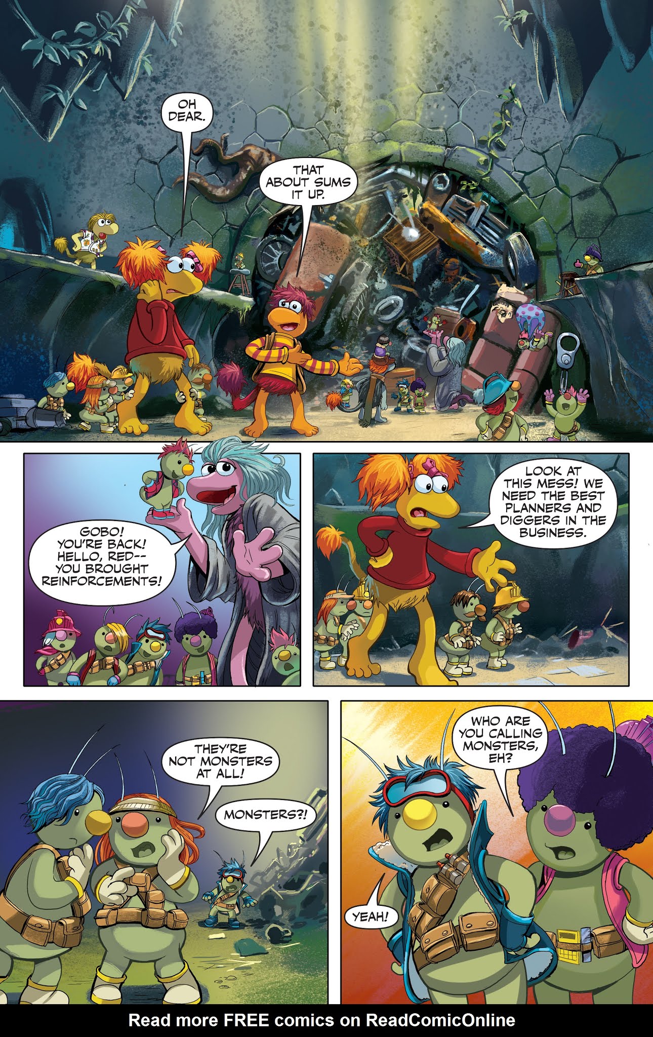 Read online Jim Henson's Fraggle Rock: Journey to the Everspring comic -  Issue #4 - 7