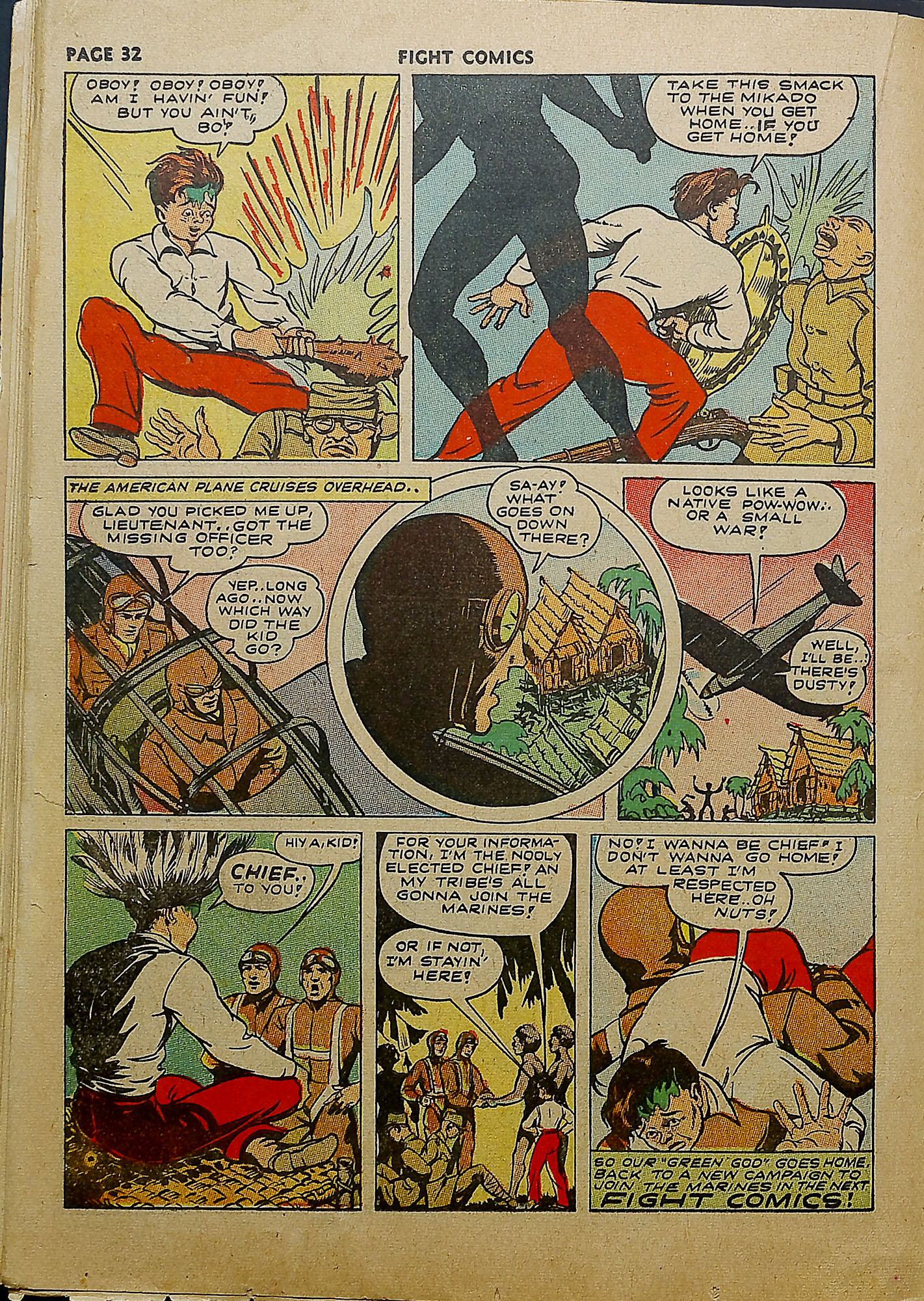 Read online Fight Comics comic -  Issue #25 - 34