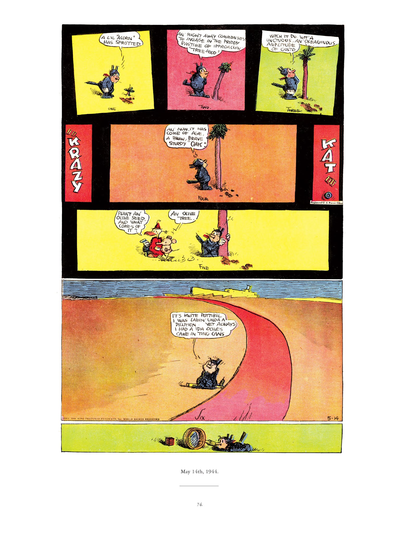 Read online Krazy & Ignatz comic -  Issue # TPB 13 - 100