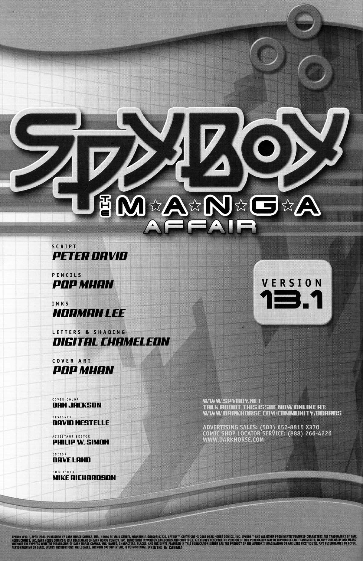 Read online SpyBoy comic -  Issue #13.1 - 2