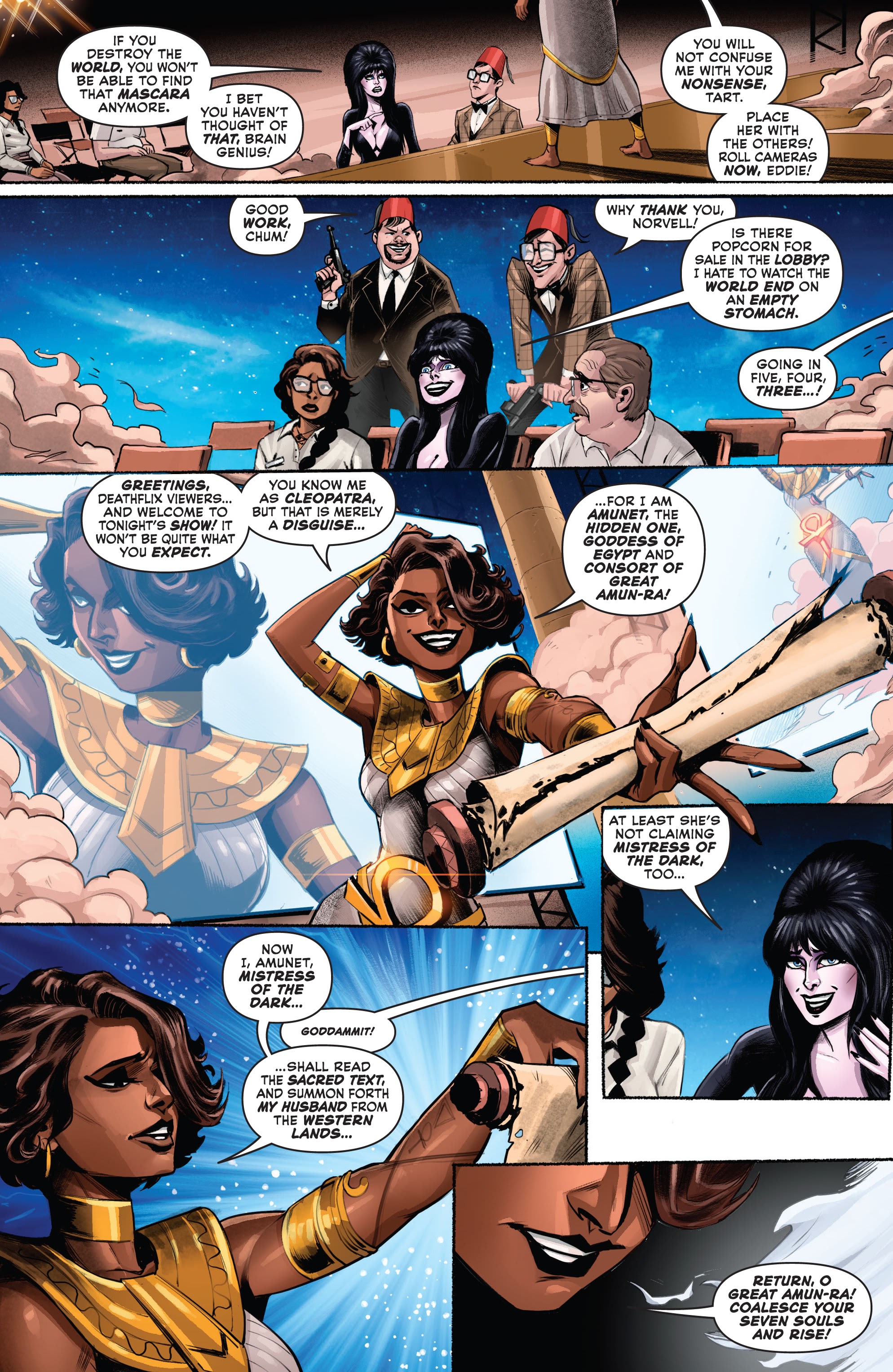 Read online Elvira Meets Vincent Price comic -  Issue #4 - 14