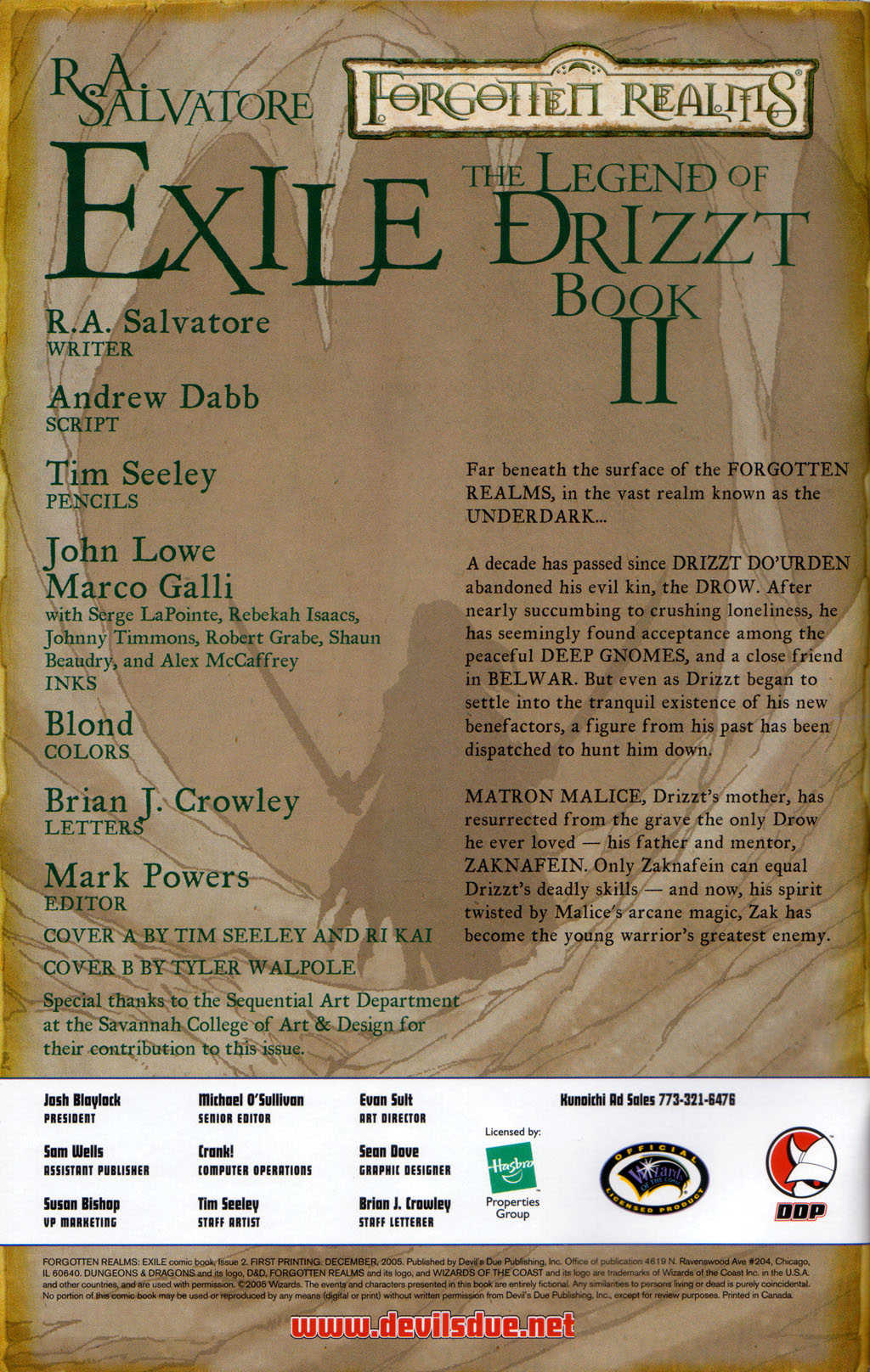 Read online Forgotten Realms: Exile comic -  Issue #2 - 2