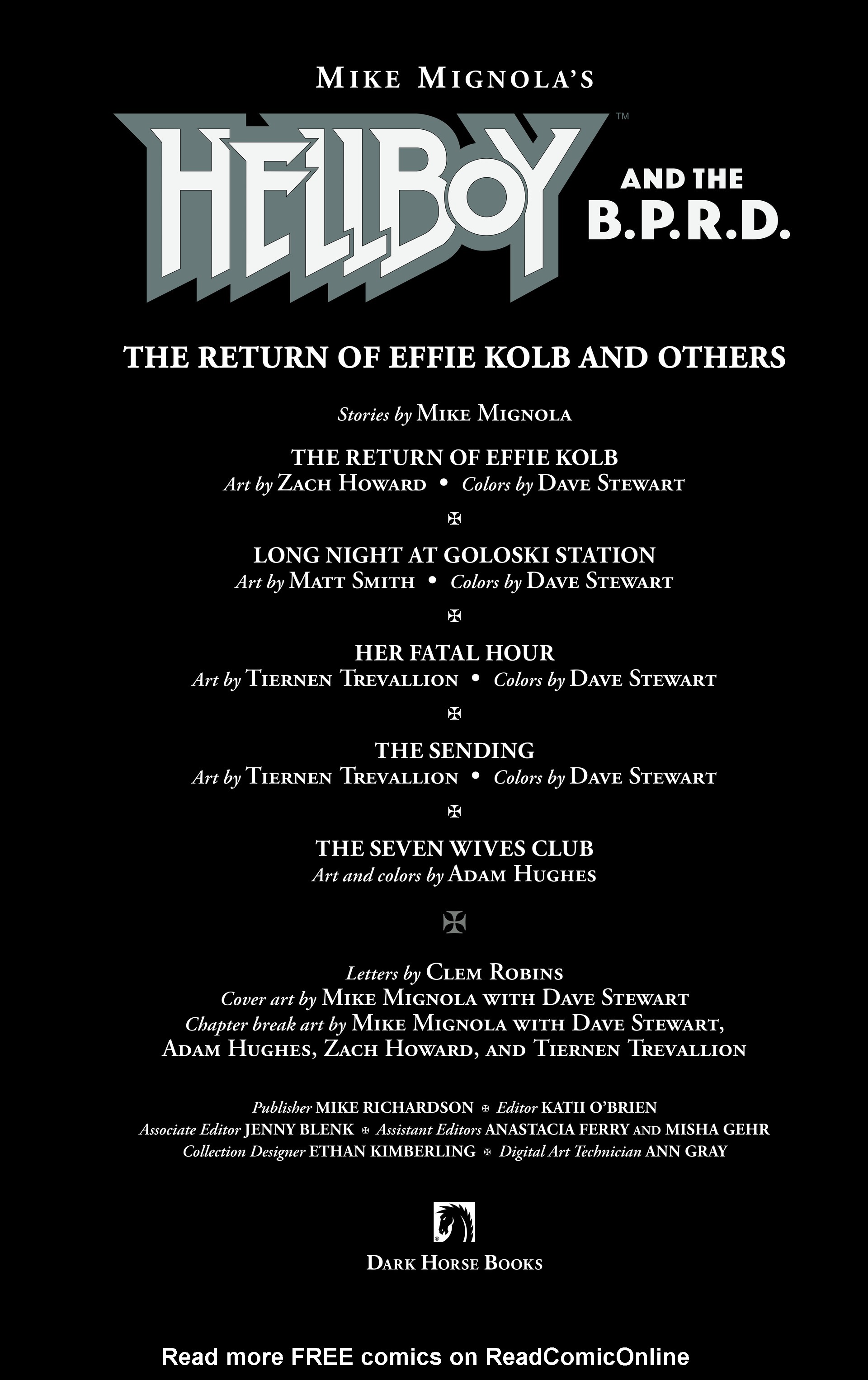 Read online Hellboy and the B.P.R.D.: The Return of Effie Kolb and Others comic -  Issue # TPB (Part 1) - 5