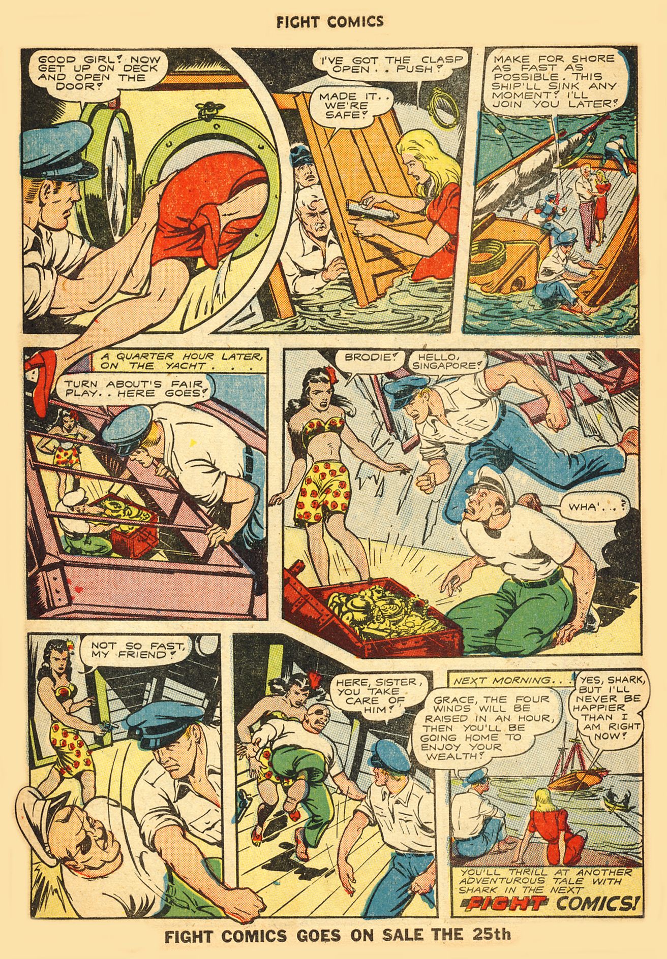 Read online Fight Comics comic -  Issue #31 - 50