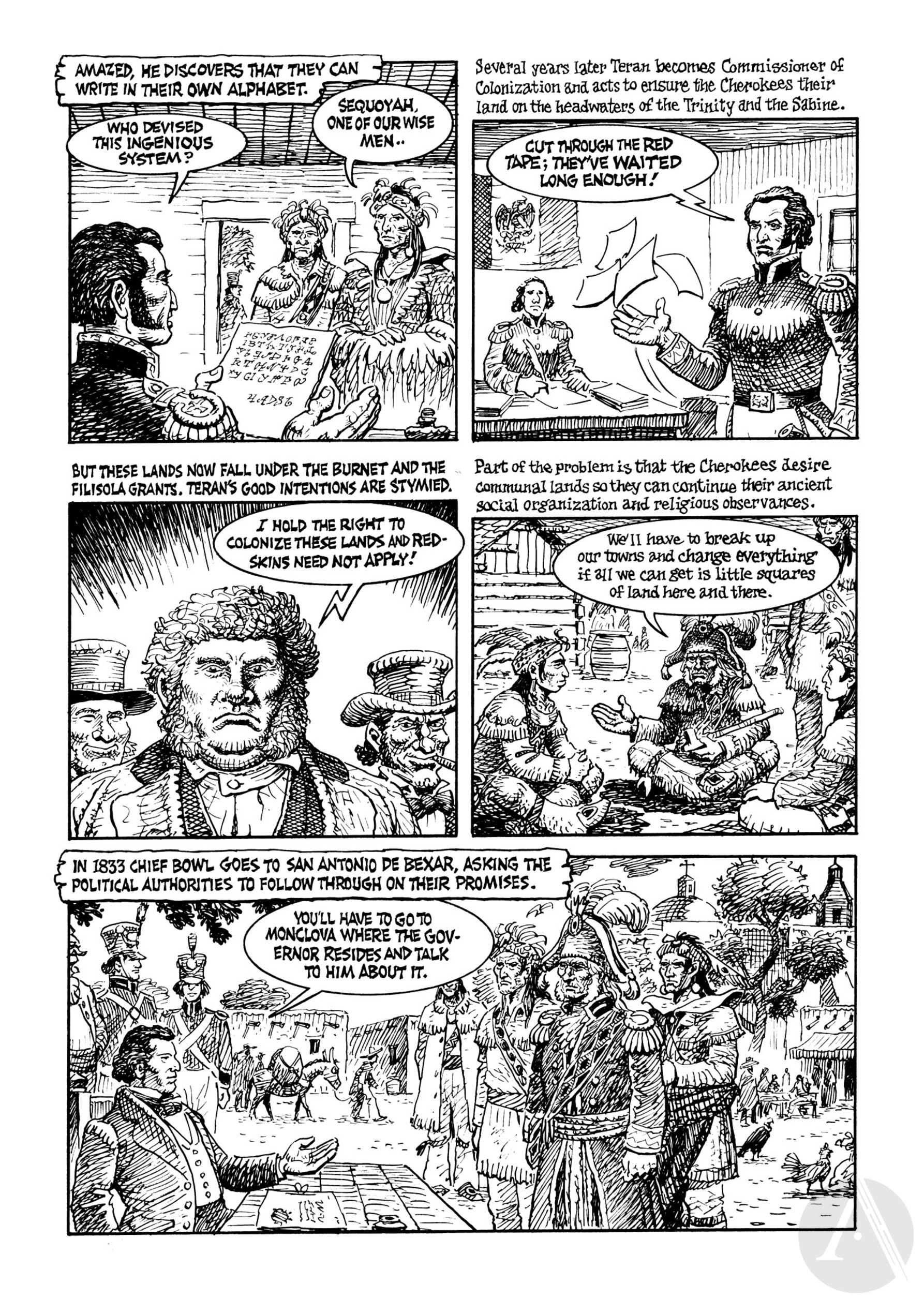 Read online Indian Lover: Sam Houston & the Cherokees comic -  Issue # TPB - 41