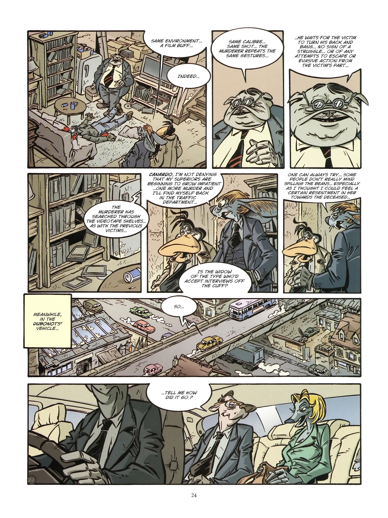 Read online Une enquête de l'inspecteur Canardo comic -  Issue #17 - 26