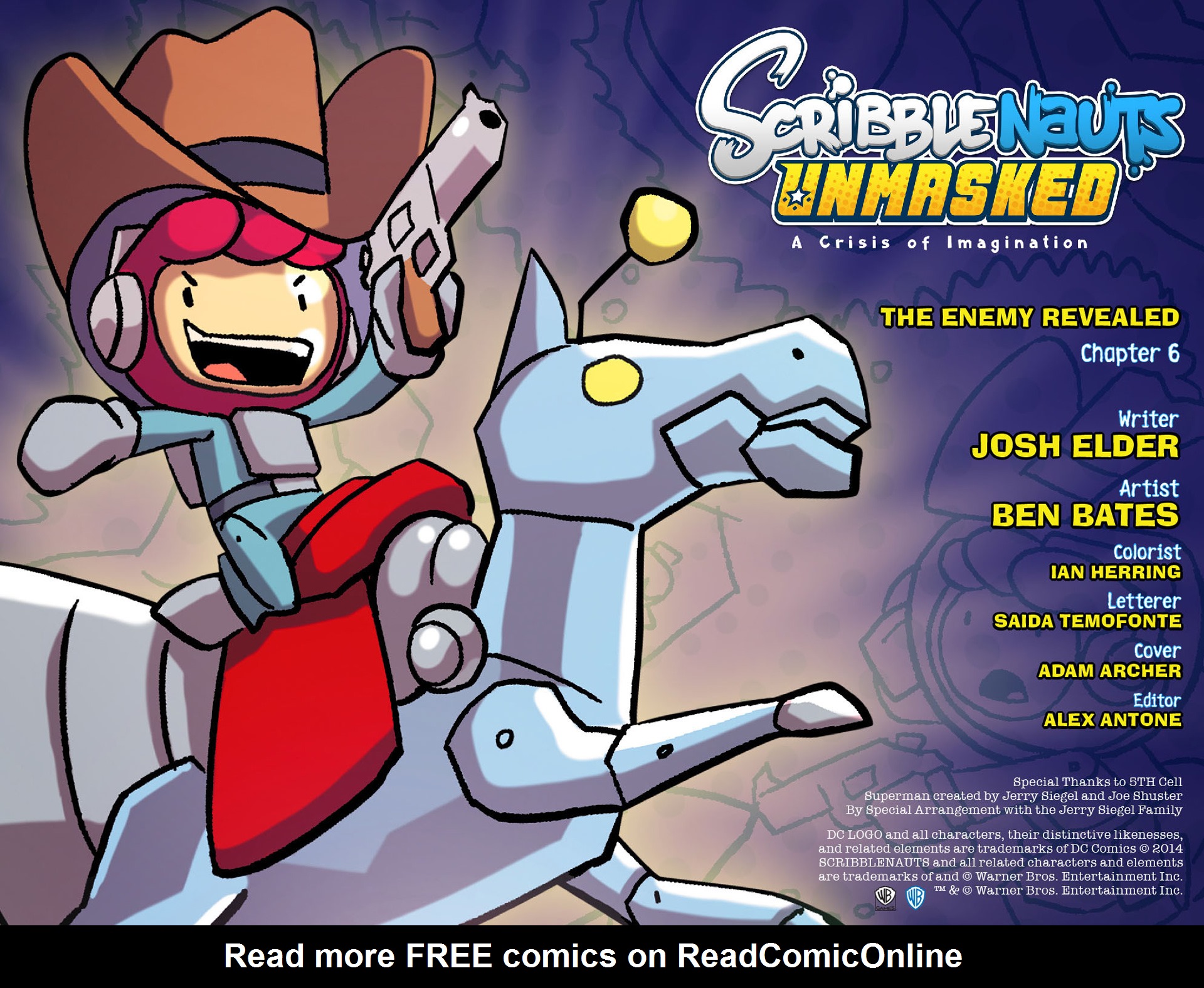 Read online Scribblenauts Unmasked: A Crisis of Imagination comic -  Issue #6 - 2