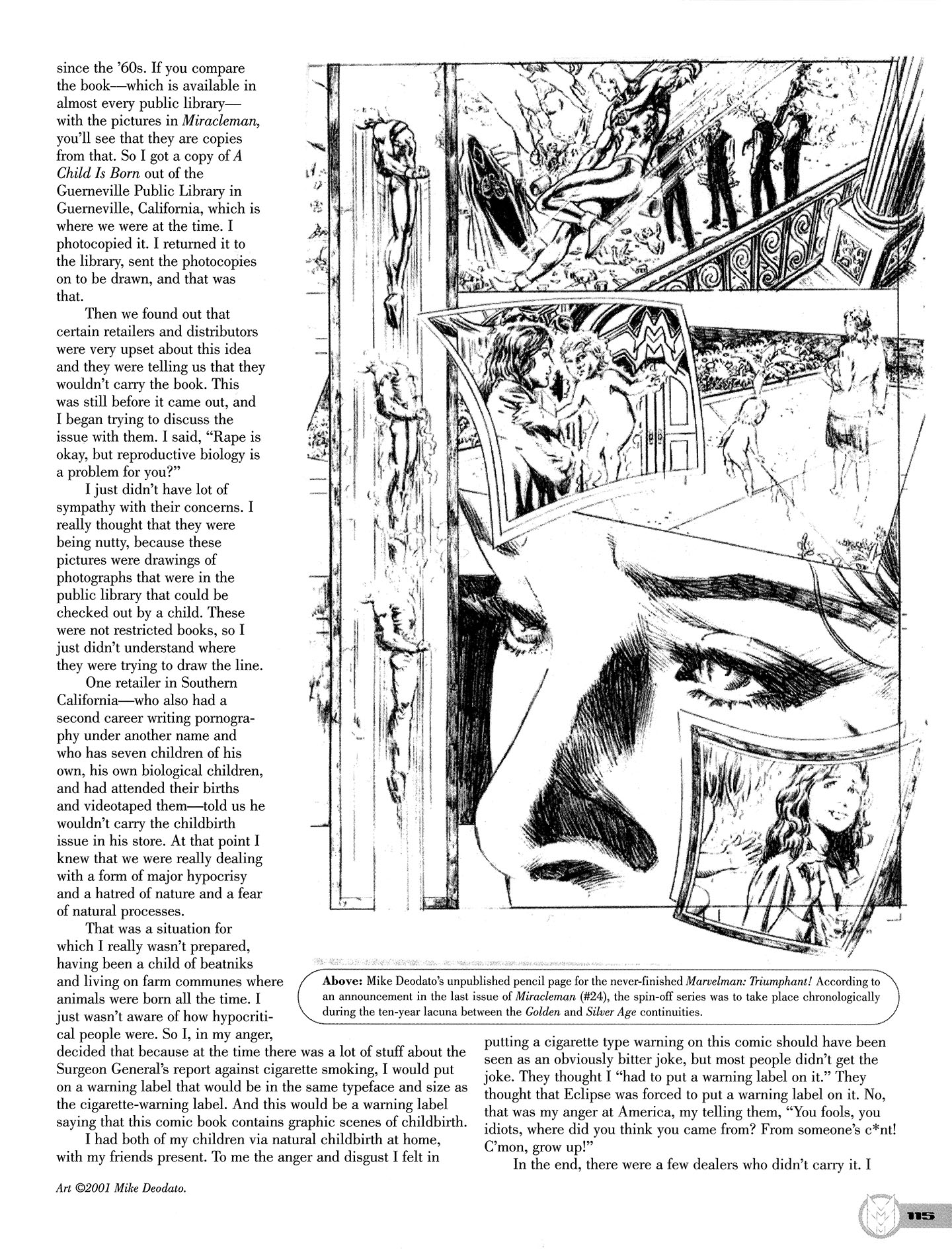 Read online Kimota!: The Miracleman Companion comic -  Issue # Full - 116
