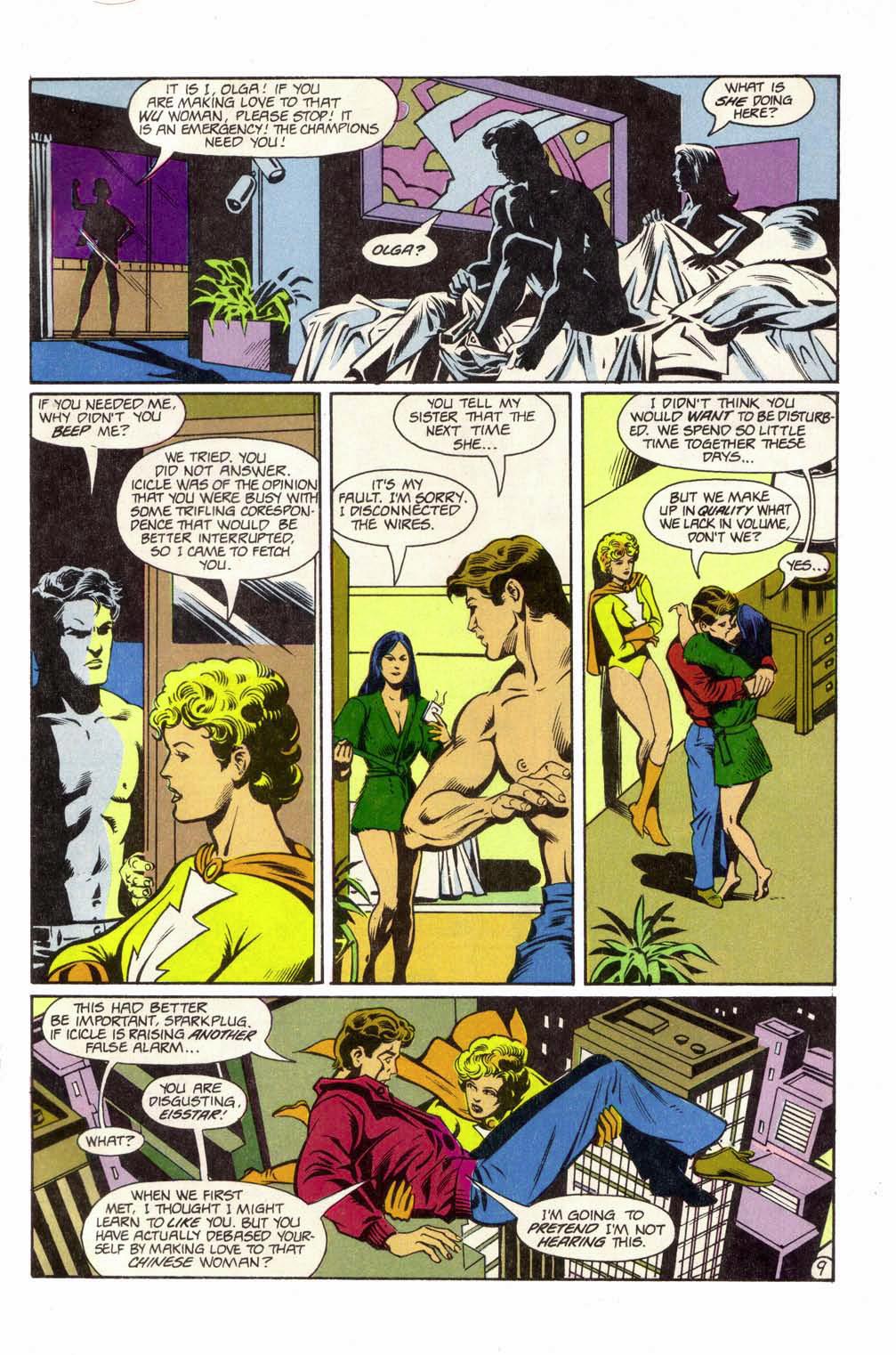 Read online Champions (1987) comic -  Issue #10 - 11