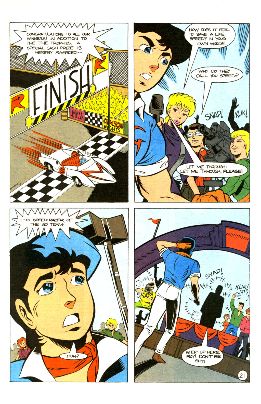 Read online Speed Racer (1987) comic -  Issue #38 - 26