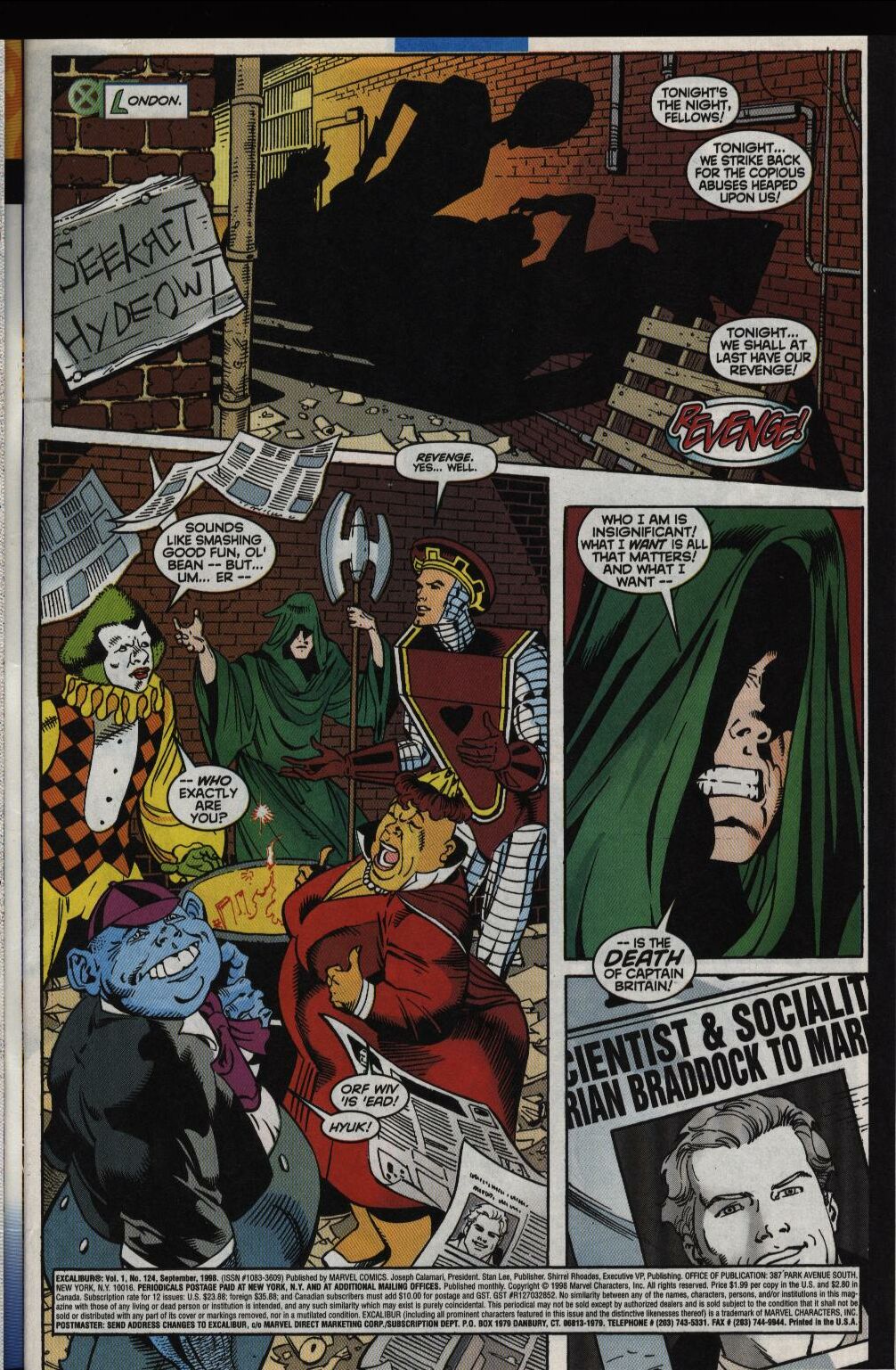 Read online Excalibur (1988) comic -  Issue #124 - 2