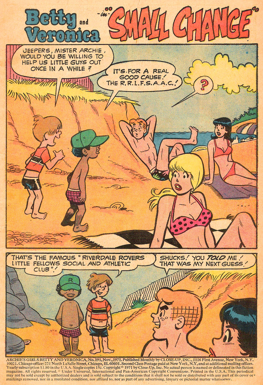 Read online Archie's Girls Betty and Veronica comic -  Issue #191 - 3