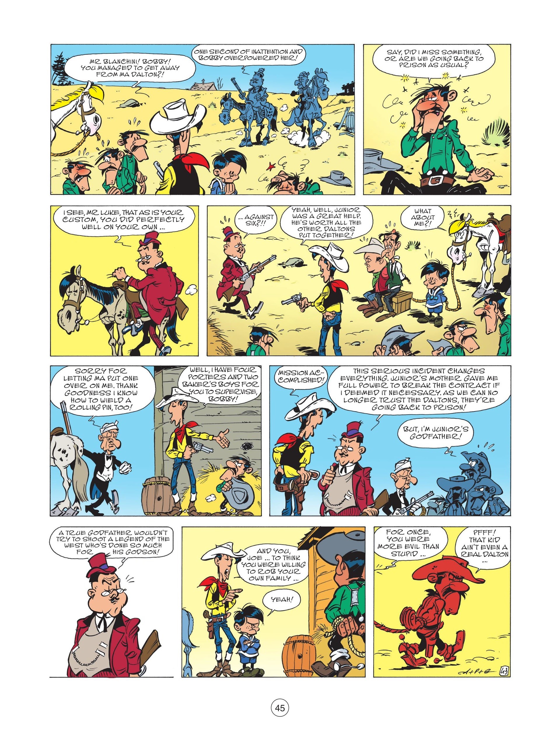 Read online A Lucky Luke Adventure comic -  Issue #78 - 47