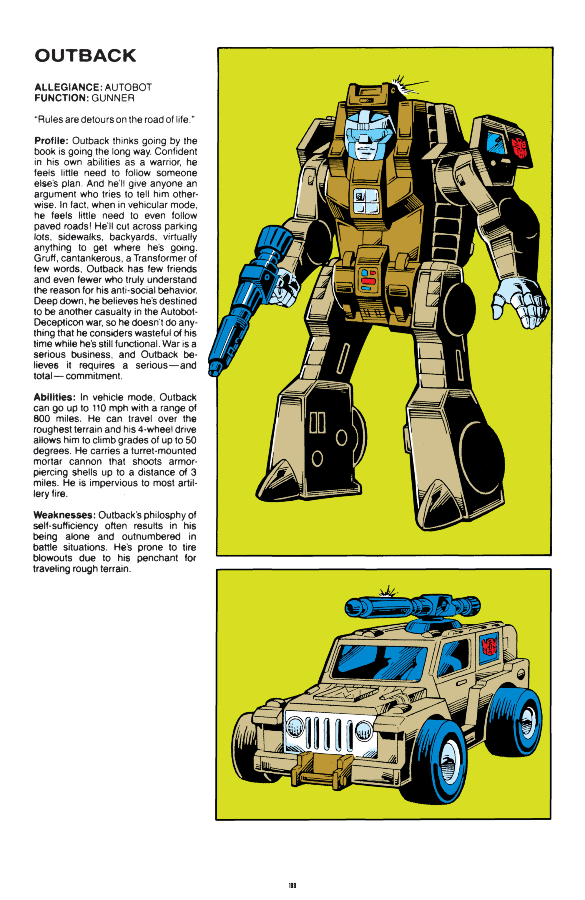 Read online The Transformers Classics comic -  Issue # TPB 8 - 107