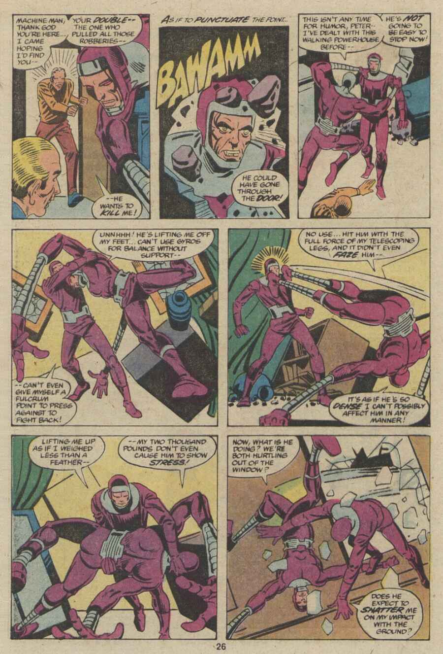 Read online Machine Man (1978) comic -  Issue #14 - 16