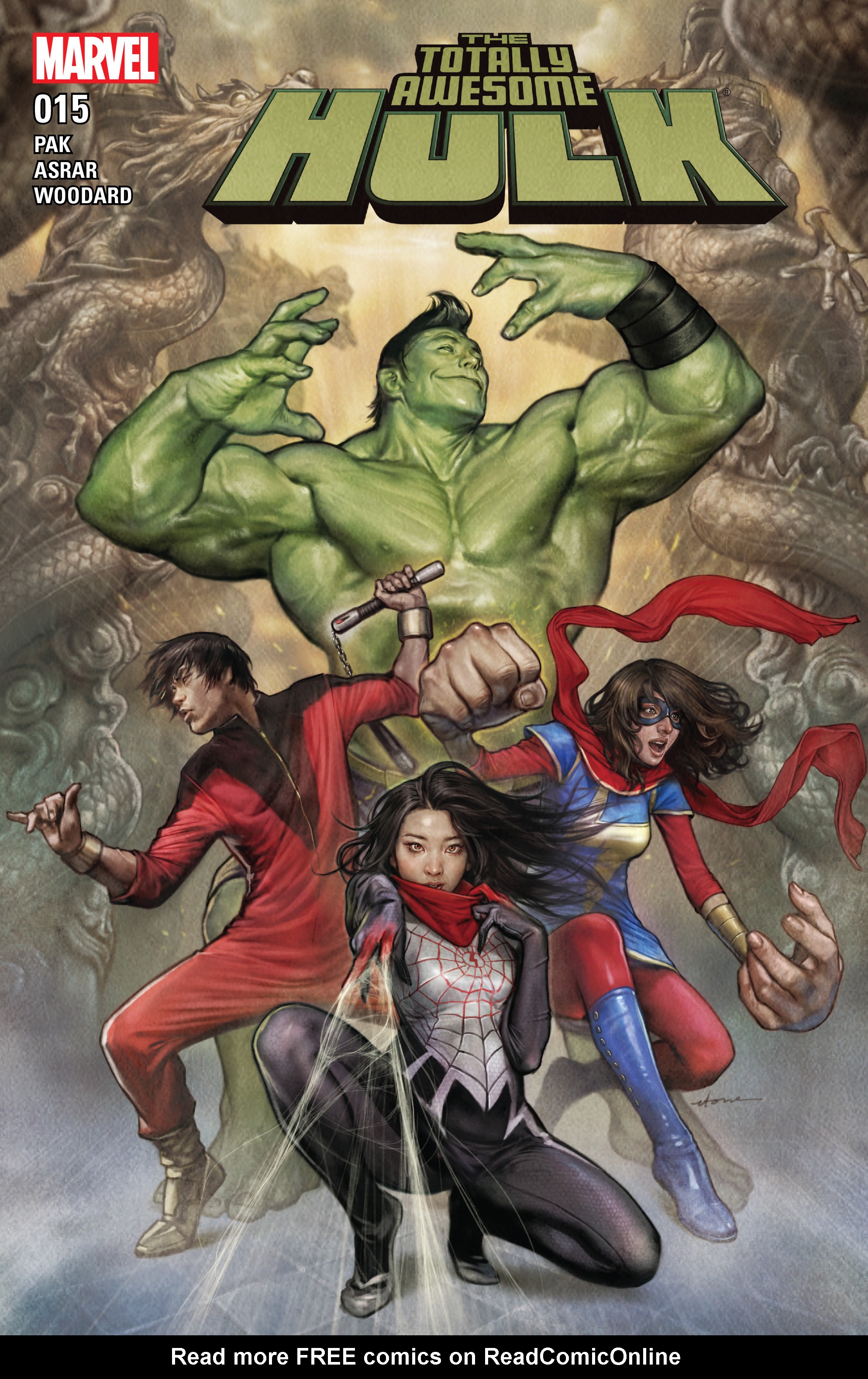 Read online Totally Awesome Hulk comic -  Issue #15 - 1