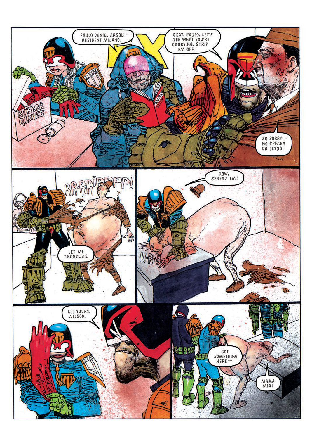 Read online Judge Dredd [Collections - Rebellion] comic -  Issue # TPB Judge Dredd - Heavy Metal Dredd - 110