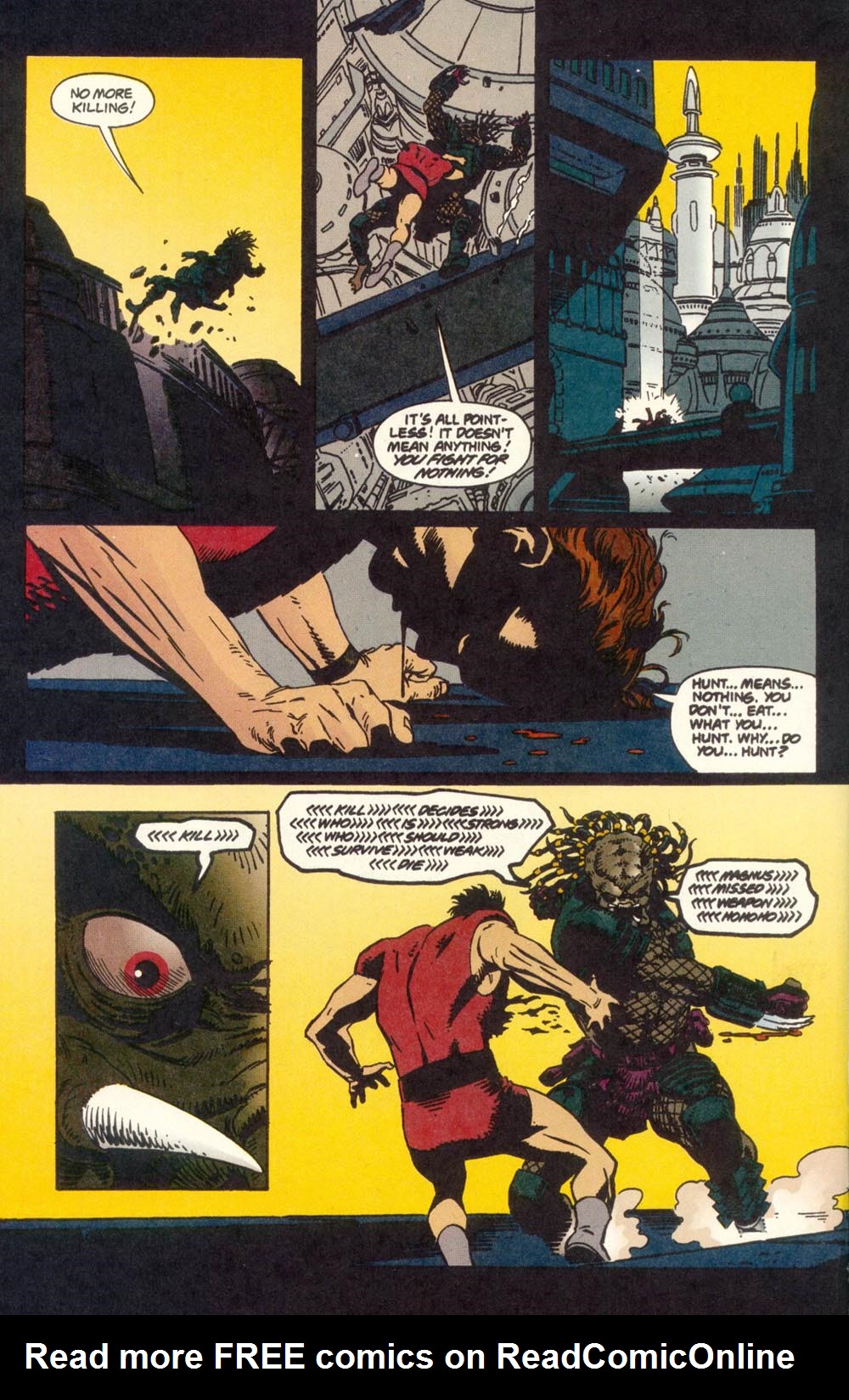 Read online Predator vs. Magnus Robot Fighter comic -  Issue #2 - 22