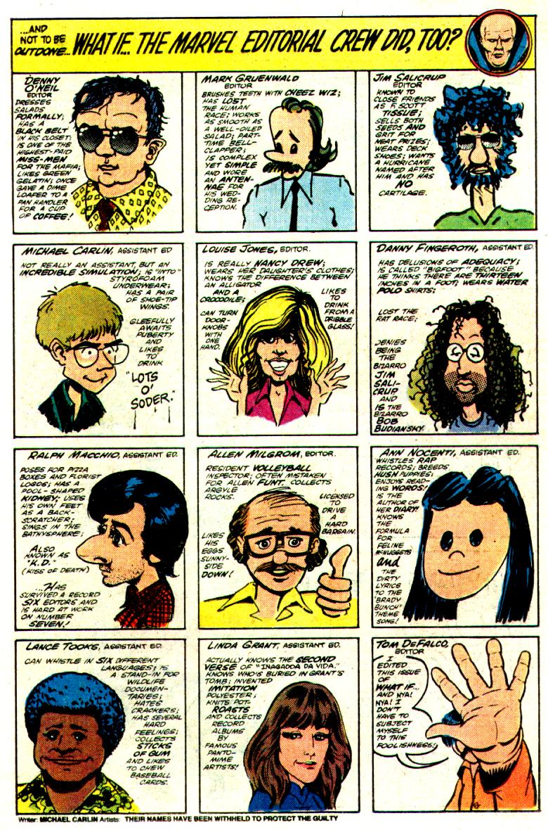 Read online What If? (1977) comic -  Issue #34 - The Watcher were a stand up comedian - 22