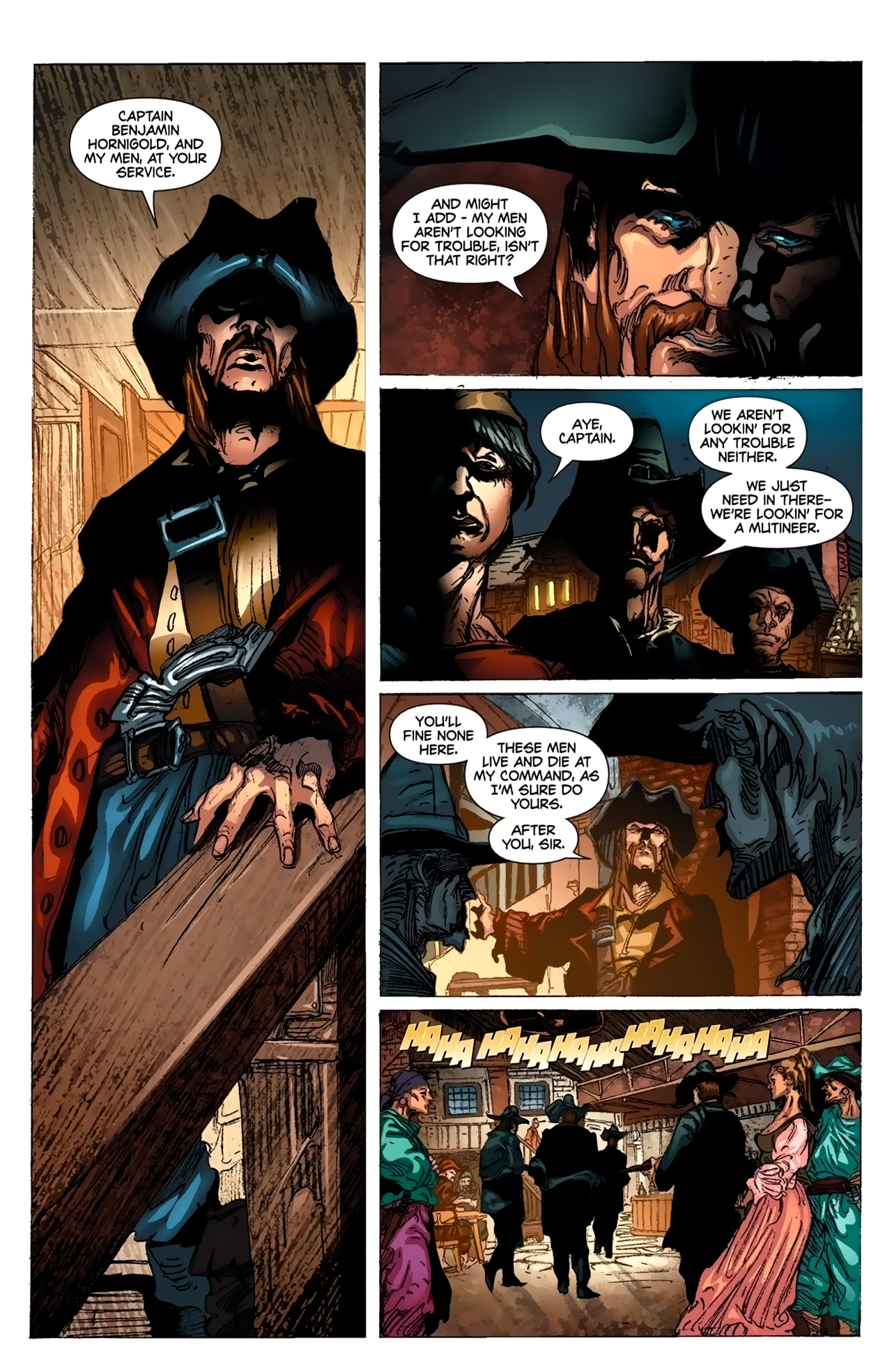 Read online Blackbeard: Legend of the Pyrate King comic -  Issue #2 - 14
