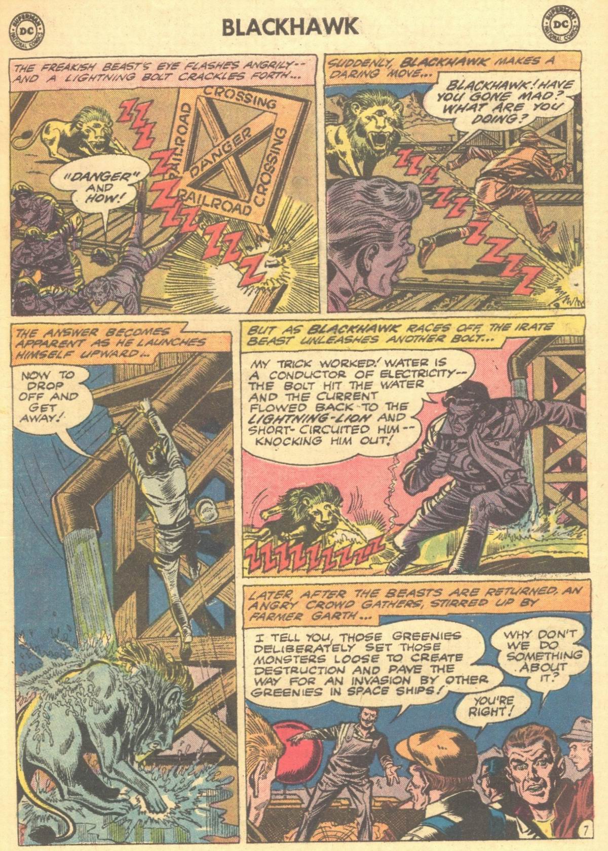 Read online Blackhawk (1957) comic -  Issue #152 - 9