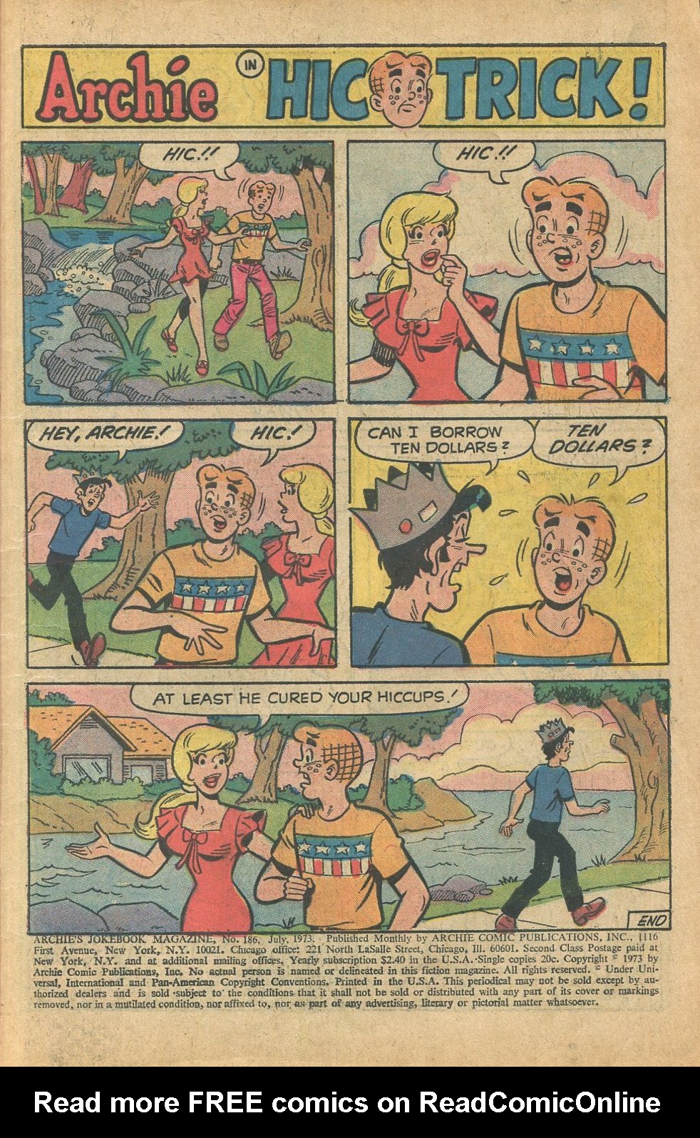 Read online Archie's Joke Book Magazine comic -  Issue #186 - 3
