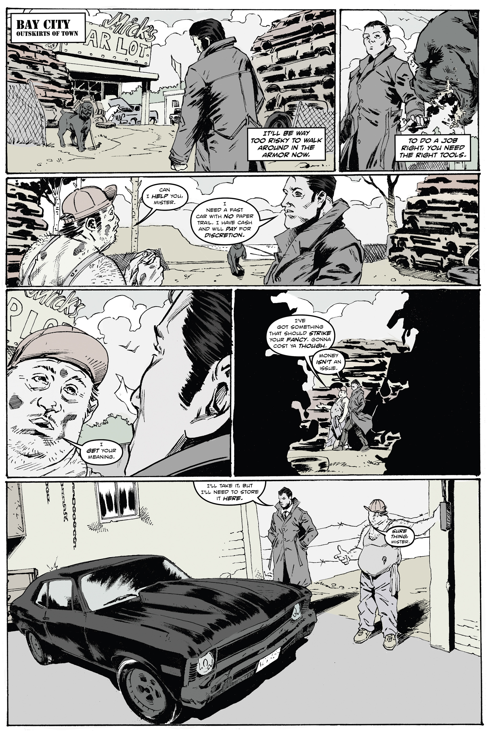 Read online Moros: A Hard Boiled Hero comic -  Issue #2 - 15