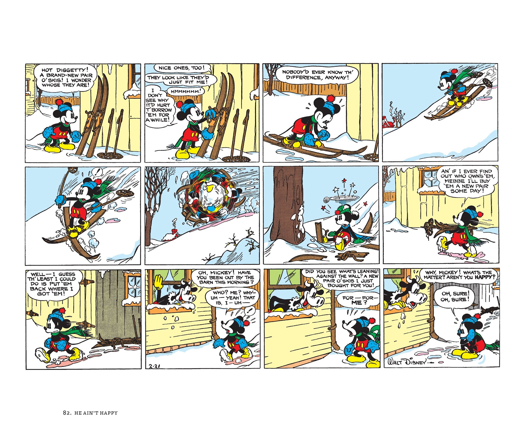 Read online Walt Disney's Mickey Mouse Color Sundays comic -  Issue # TPB 2 (Part 1) - 82
