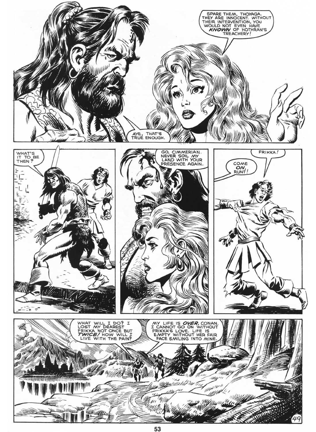 Read online The Savage Sword Of Conan comic -  Issue #159 - 52