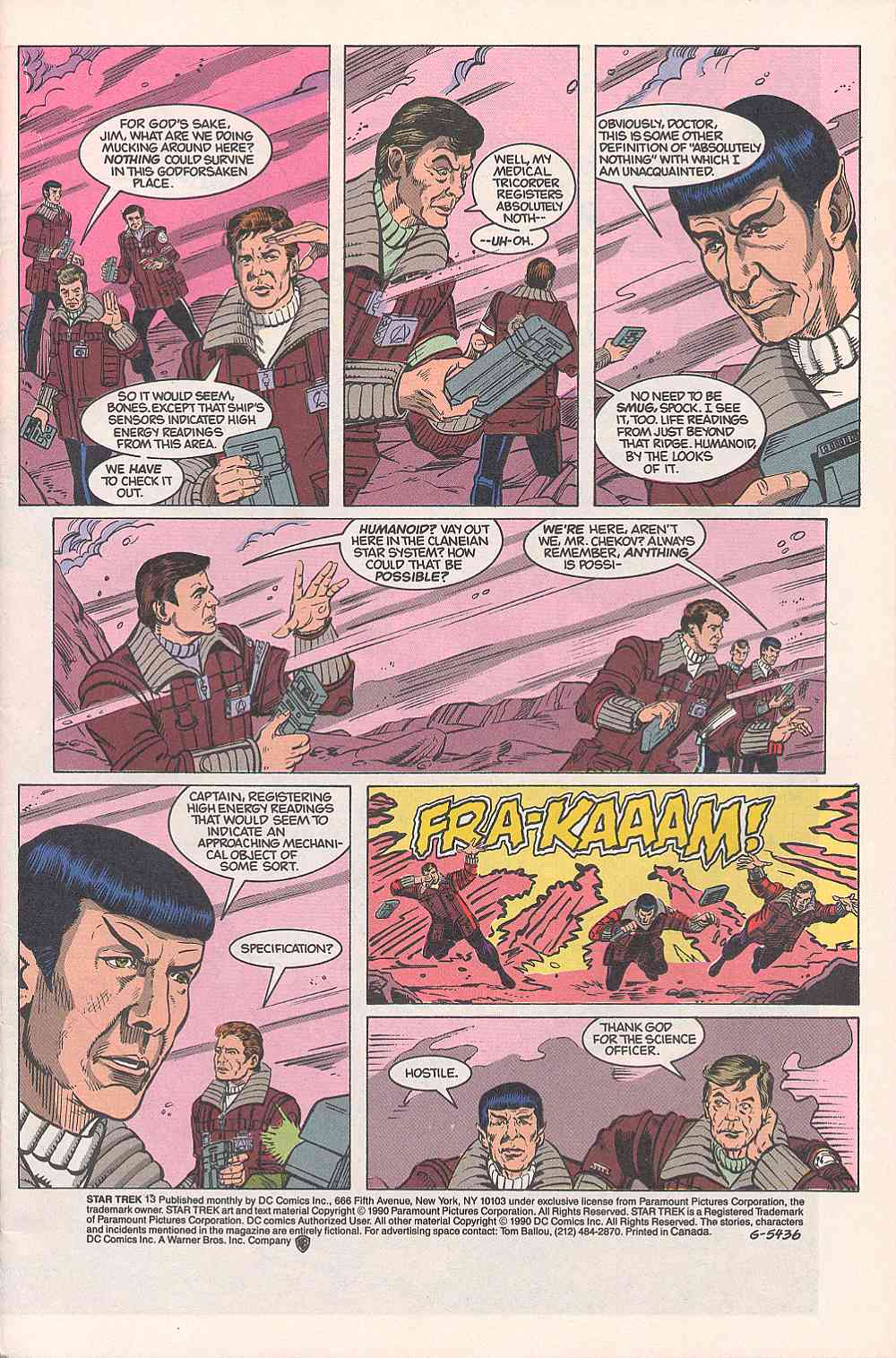 Read online Star Trek (1989) comic -  Issue #13 - 3