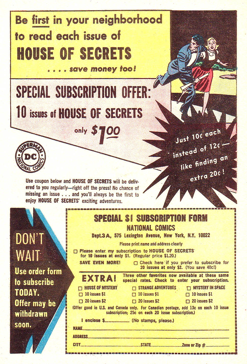Read online House of Secrets (1956) comic -  Issue #69 - 17