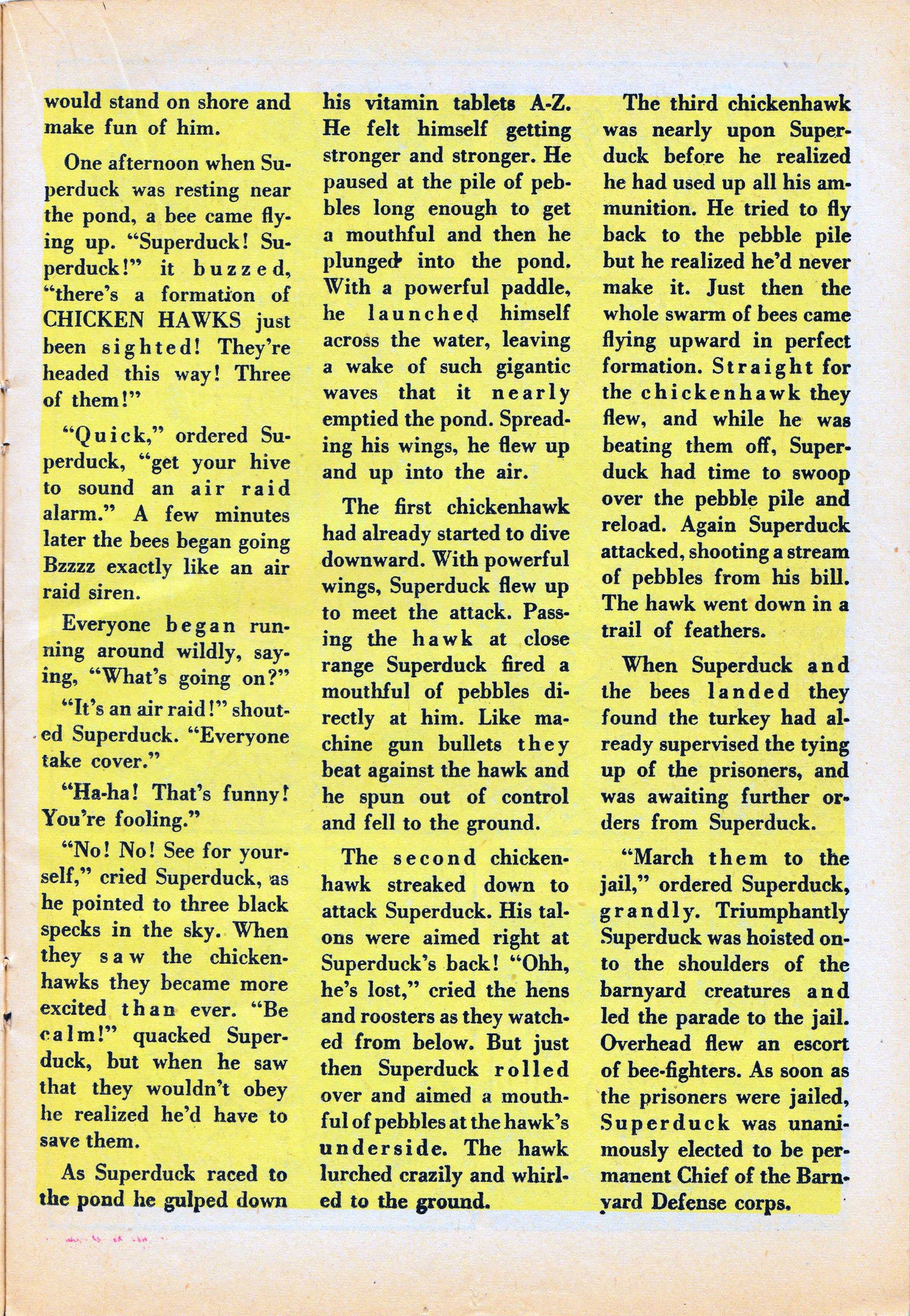 Read online Super Duck Comics comic -  Issue #5 - 23