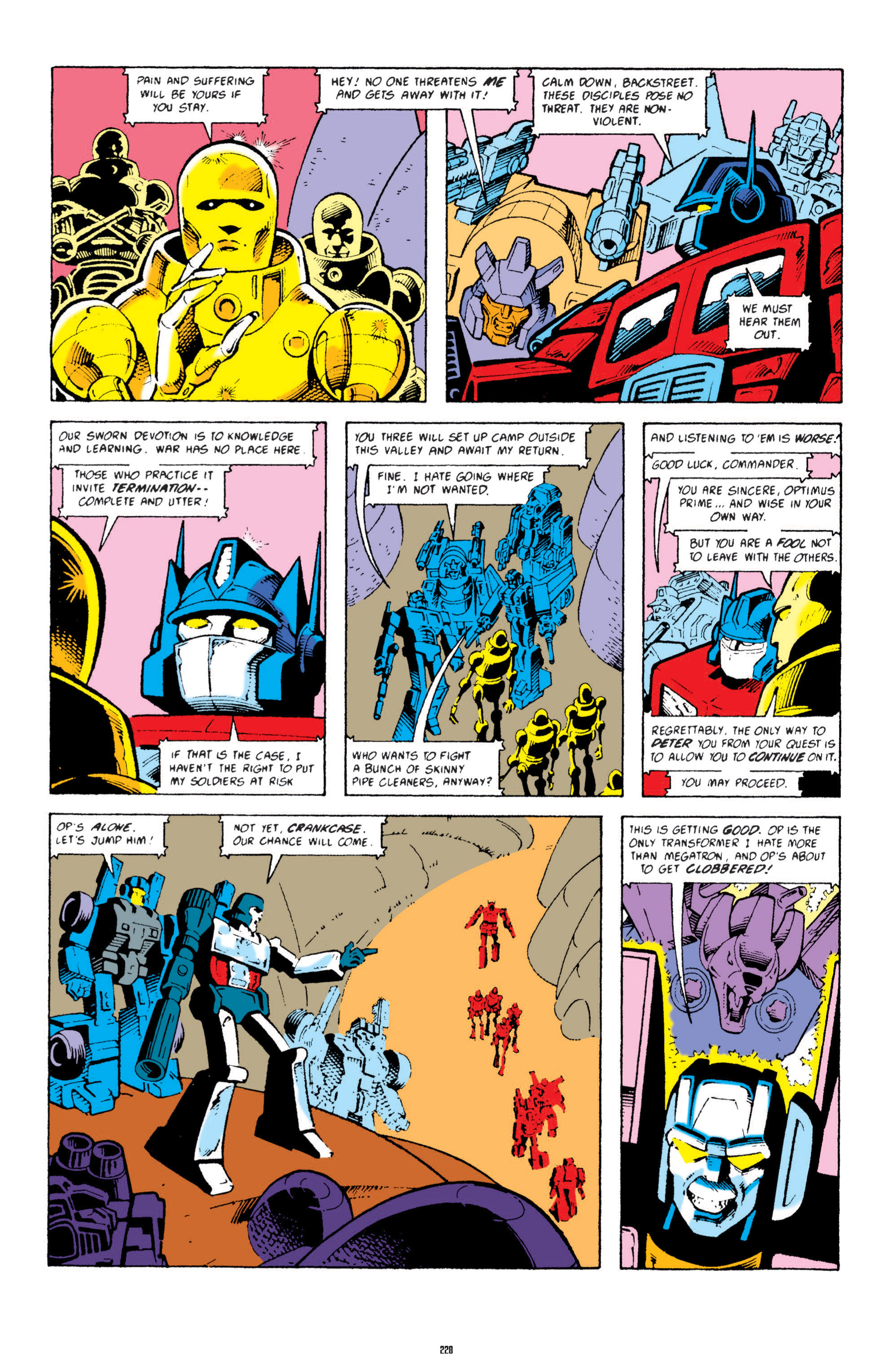 Read online The Transformers Classics comic -  Issue # TPB 4 - 229