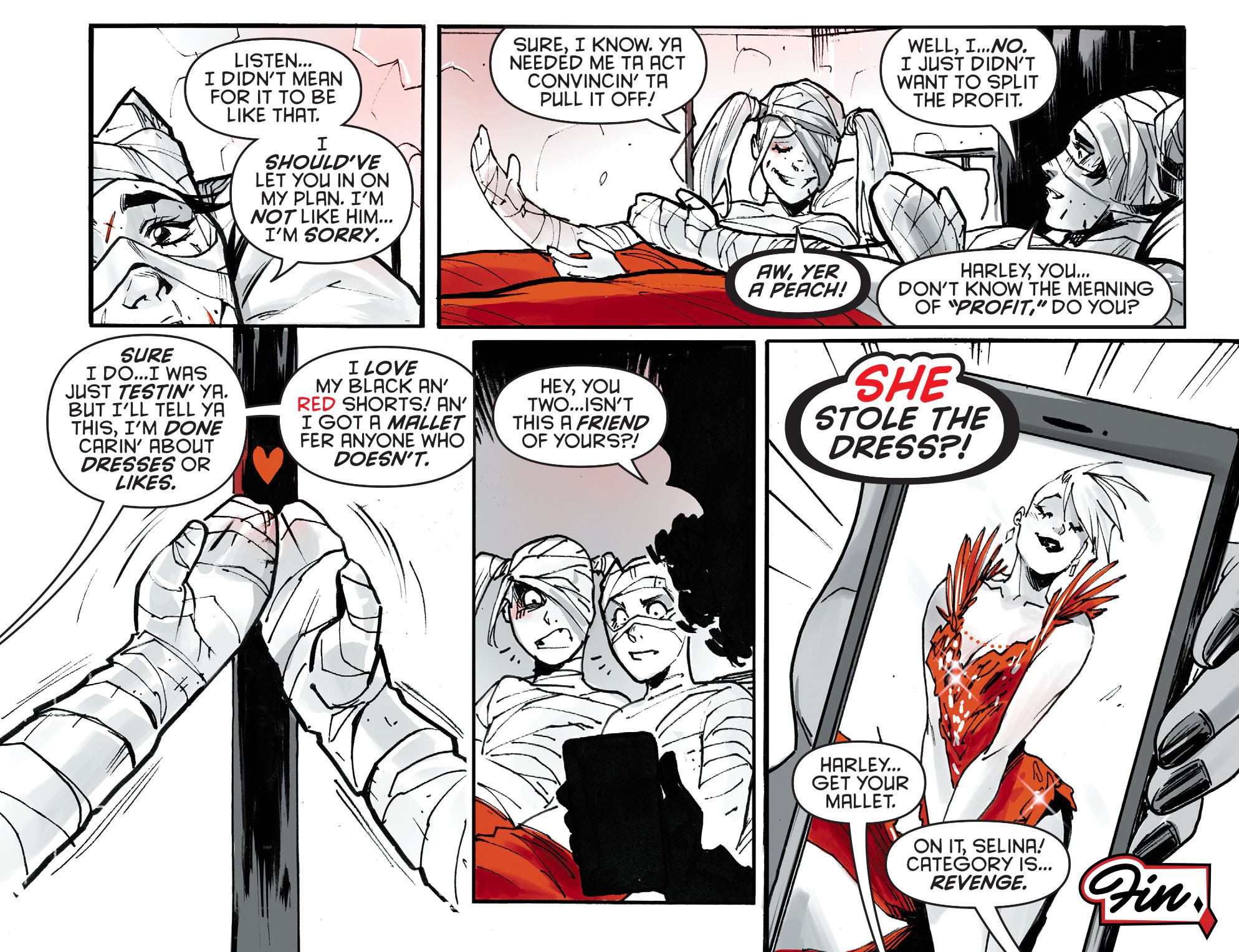 Read online Harley Quinn Black   White   Red comic -  Issue #2 - 23