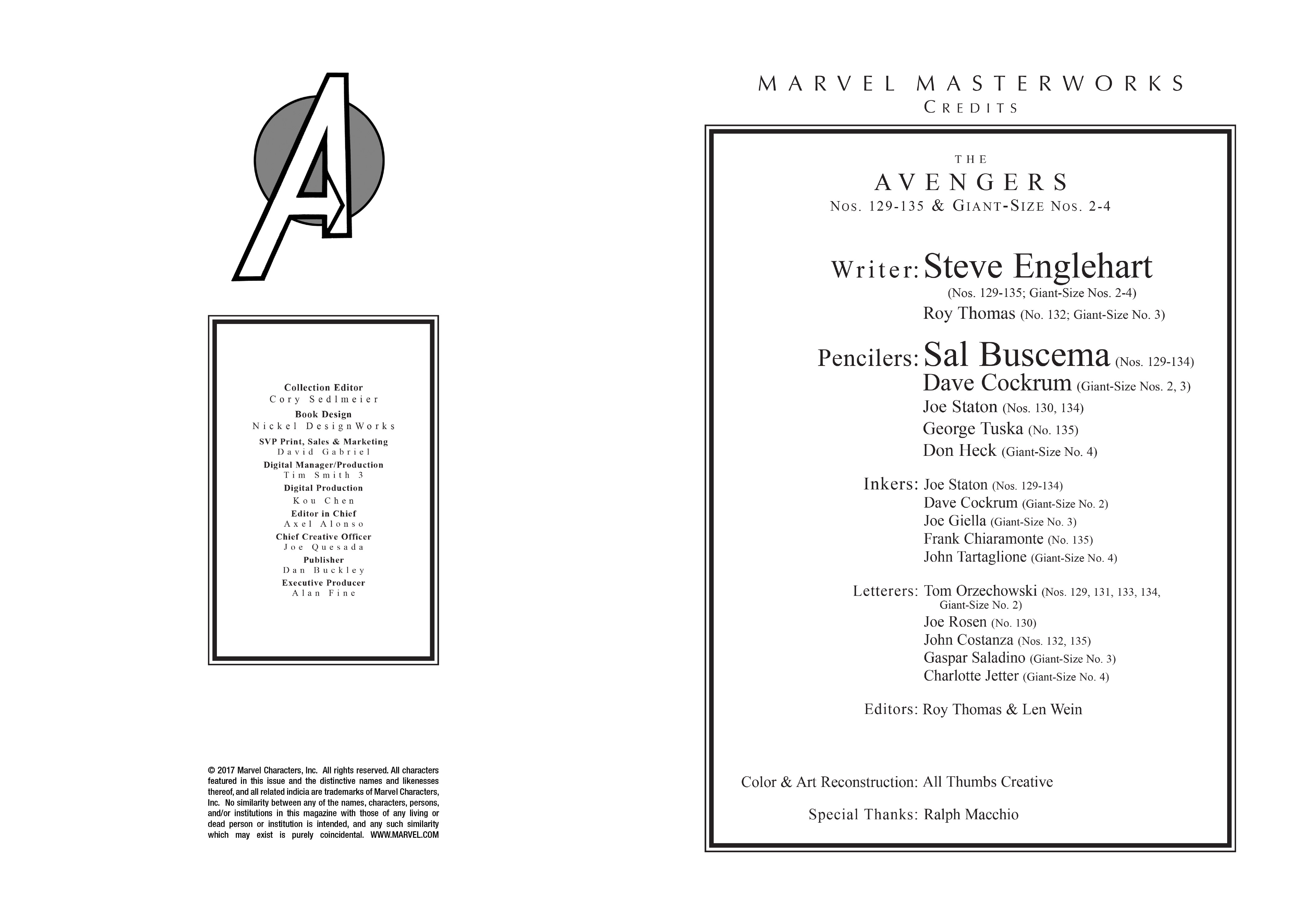 Read online Marvel Masterworks: The Avengers comic -  Issue # TPB 14 (Part 1) - 3