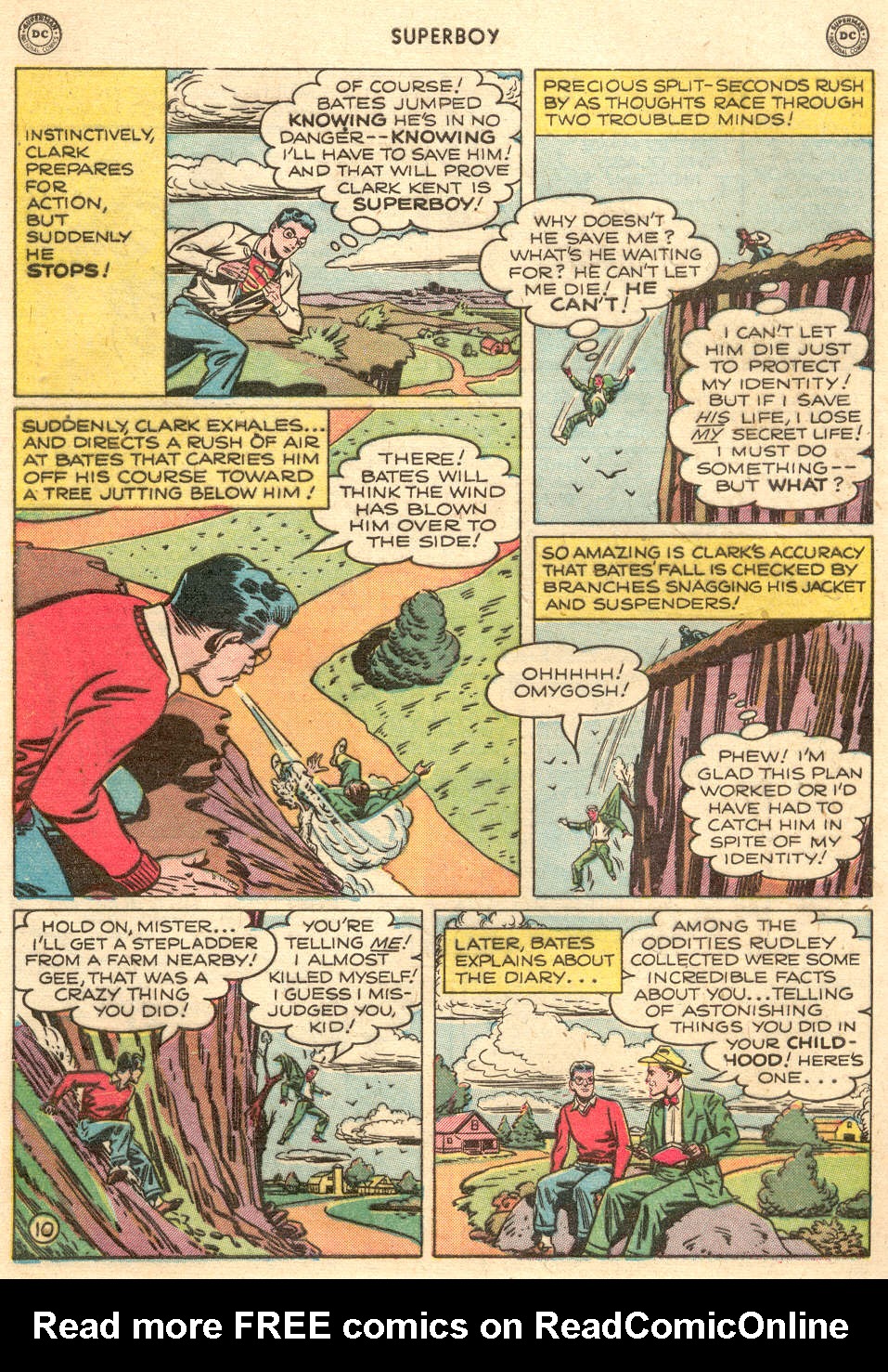 Read online Superboy (1949) comic -  Issue #7 - 41