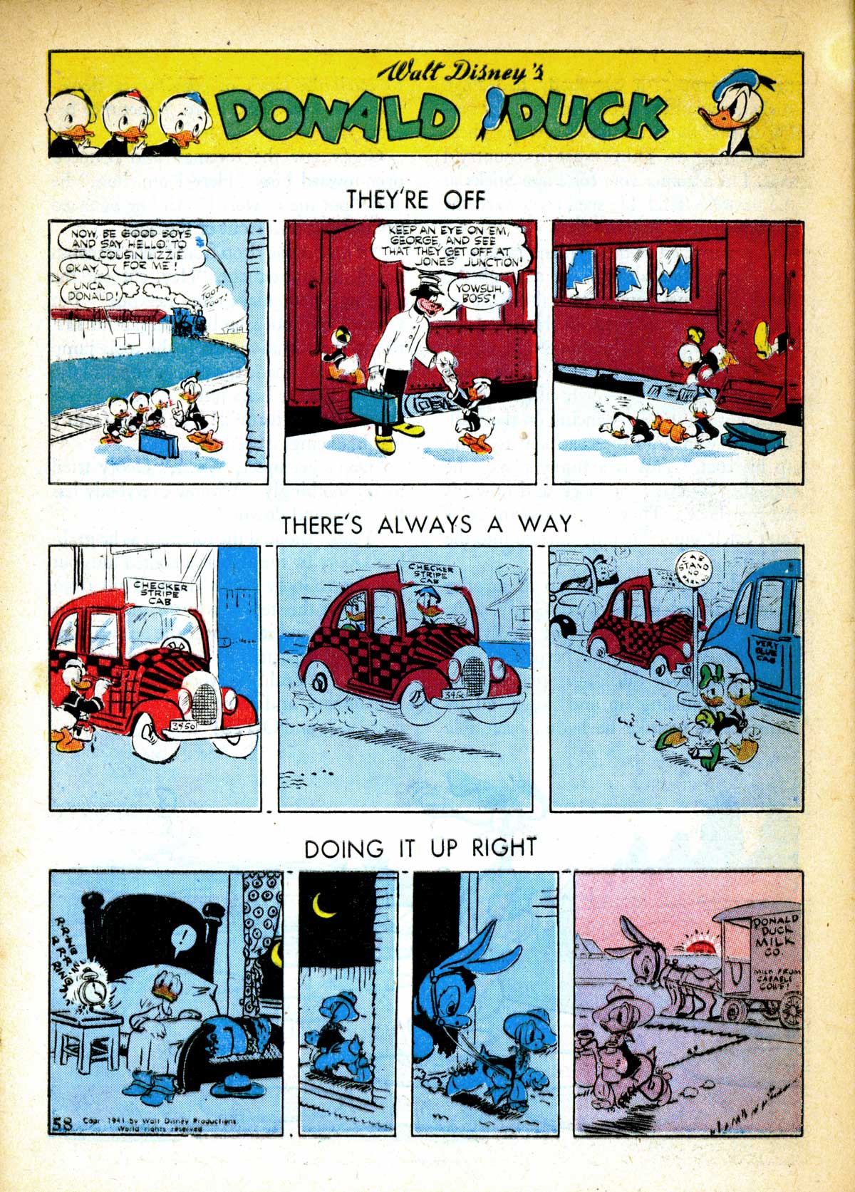 Read online Walt Disney's Comics and Stories comic -  Issue #31 - 63