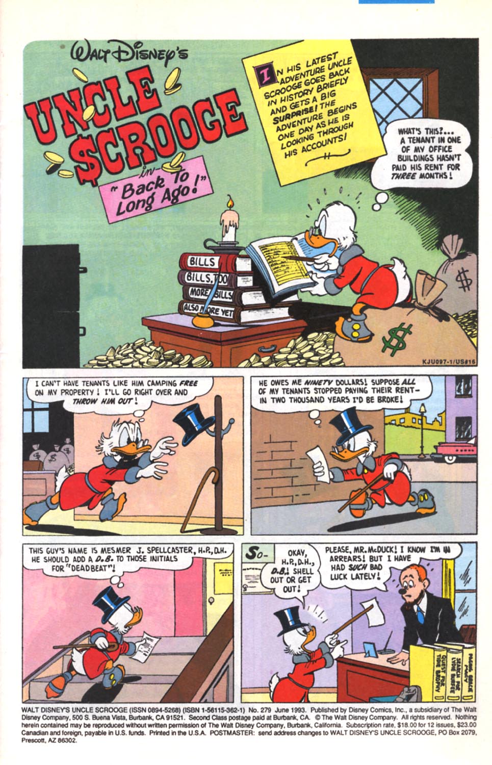 Read online Uncle Scrooge (1953) comic -  Issue #279 - 2