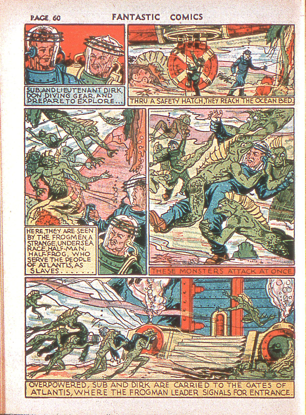 Read online Fantastic Comics comic -  Issue #1 - 61