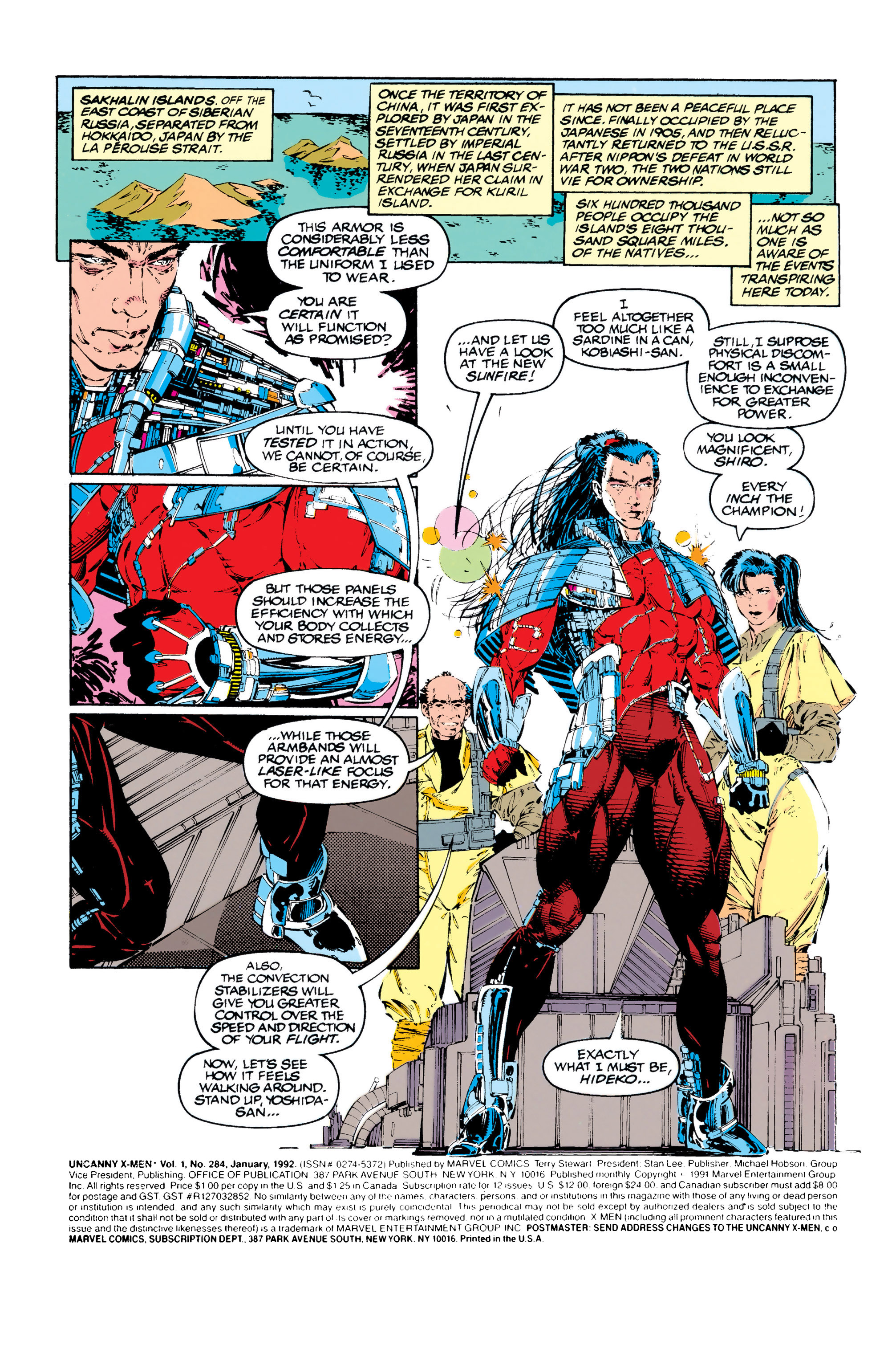 Read online Uncanny X-Men (1963) comic -  Issue #284 - 2