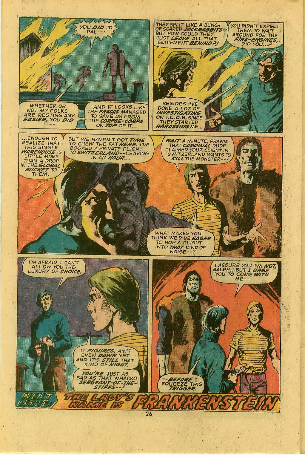 Read online Frankenstein (1973) comic -  Issue #15 - 16