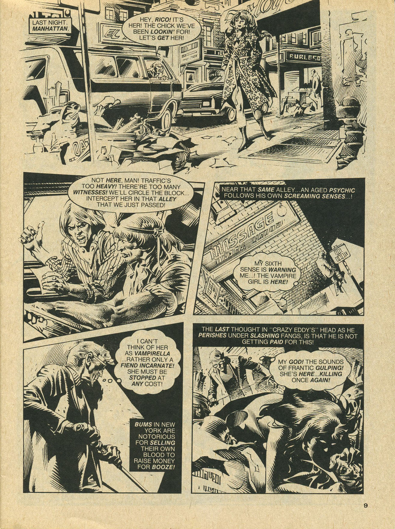 Read online Vampirella (1969) comic -  Issue #95 - 9