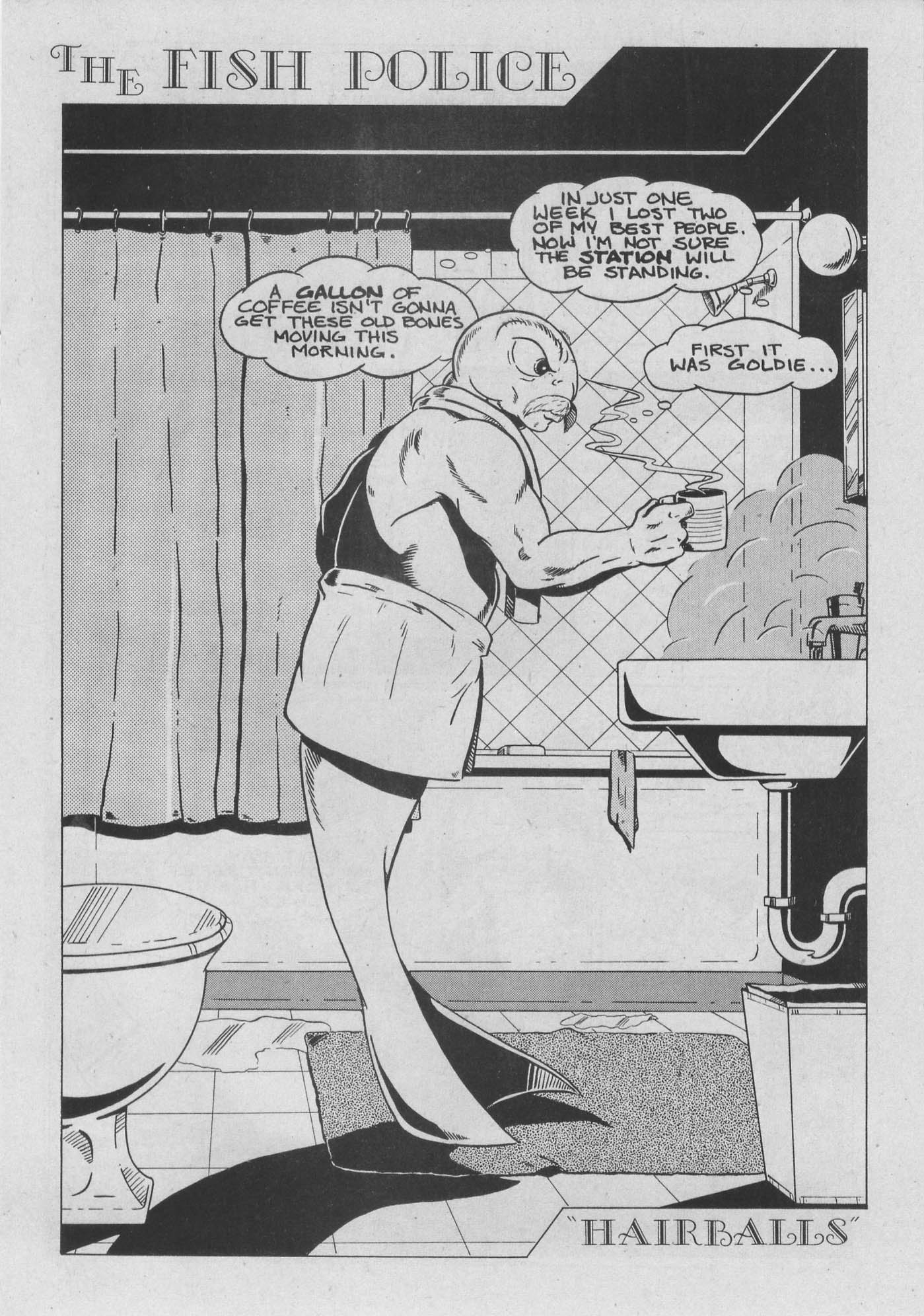 Read online The Fish Police comic -  Issue #2 - 3