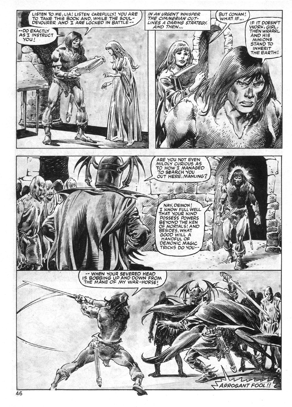 Read online The Savage Sword Of Conan comic -  Issue #96 - 46