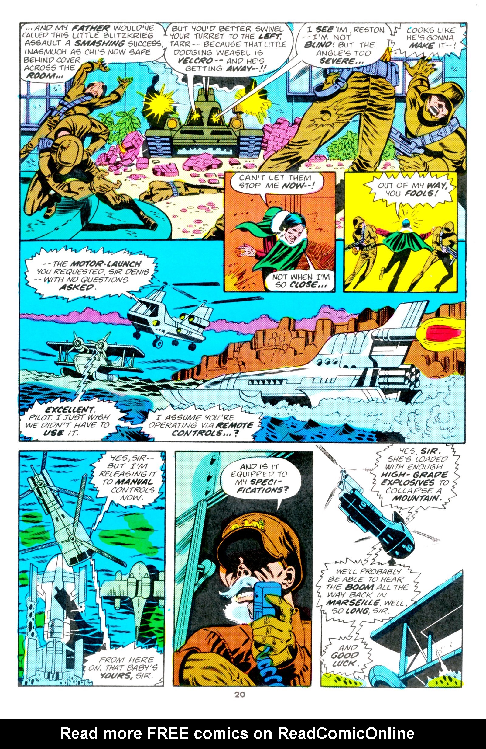 Read online Action Force comic -  Issue #28 - 20